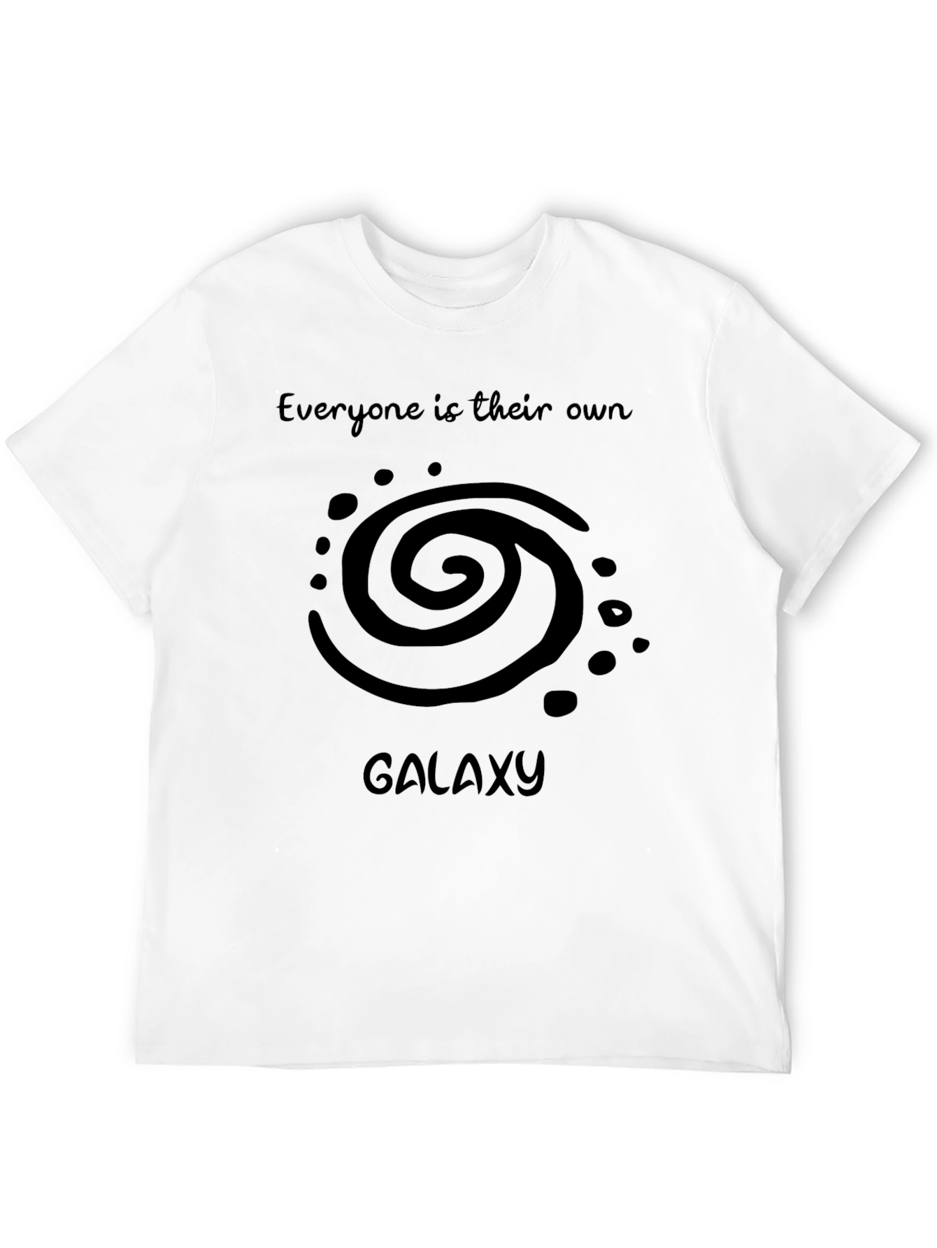 Everyone is Their Own Galaxy Black T-Shirt