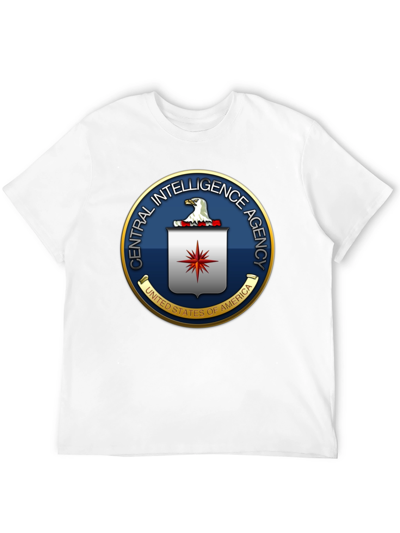 CIA Logo Graphic T-Shirt - Black