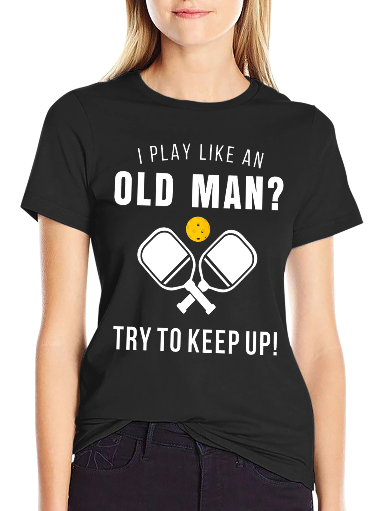 Funny Pickleball T-Shirt - Play Like an Old Man