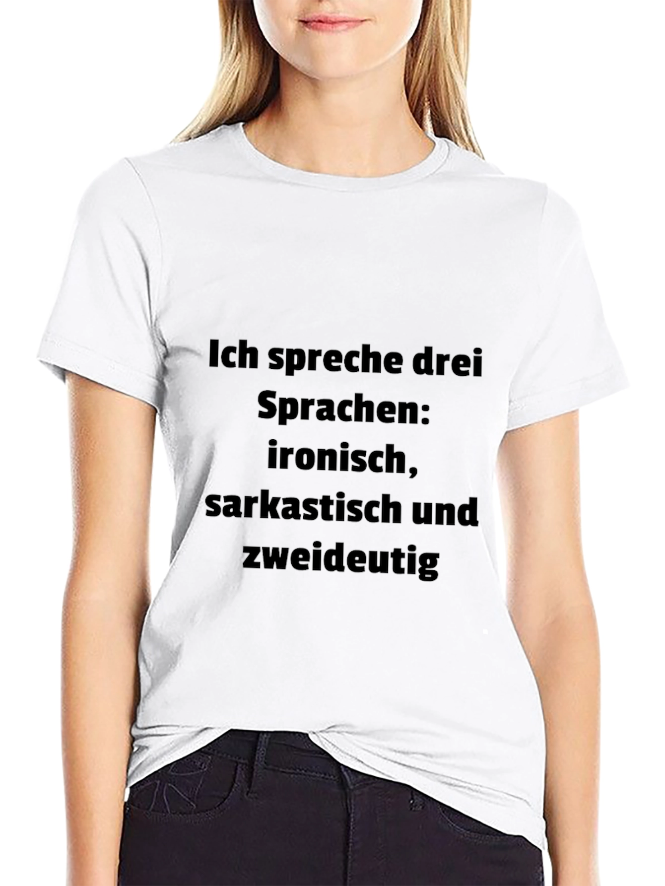 Sarcastic Humor T-Shirt - I Speak Three Languages