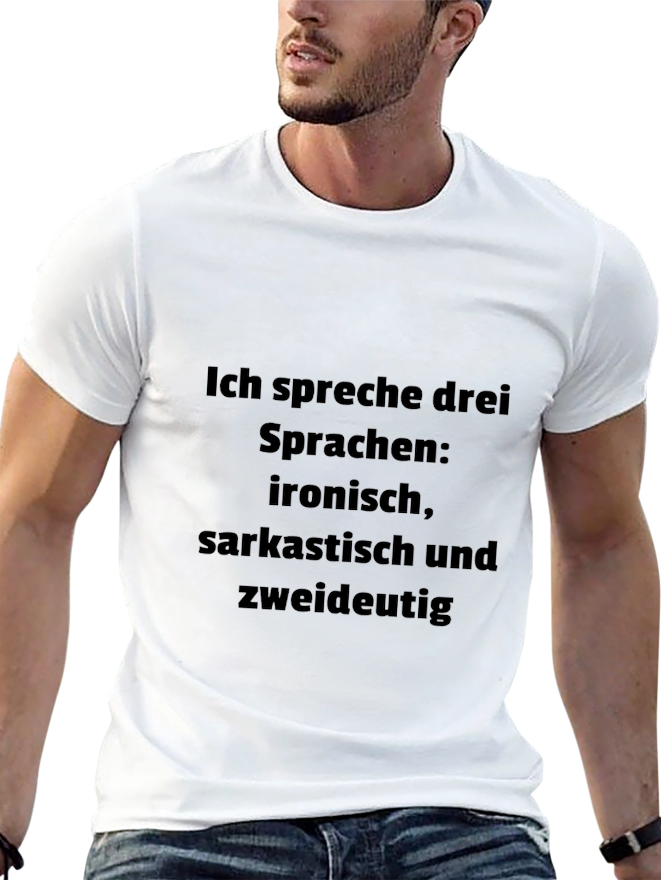 Sarcastic Humor T-Shirt - I Speak Three Languages