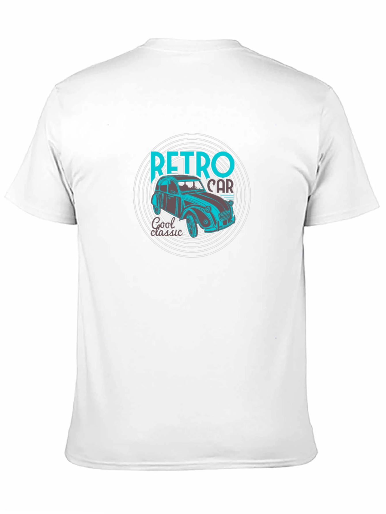 Retro Car Graphic T-Shirt - Classic Style