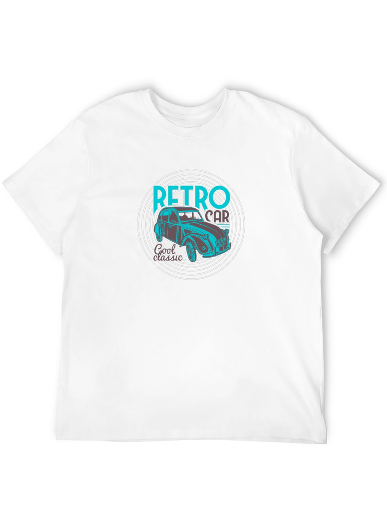 Retro Car Graphic T-Shirt - Classic Style
