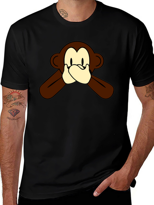 Hear No Evil Monkey Graphic Tee