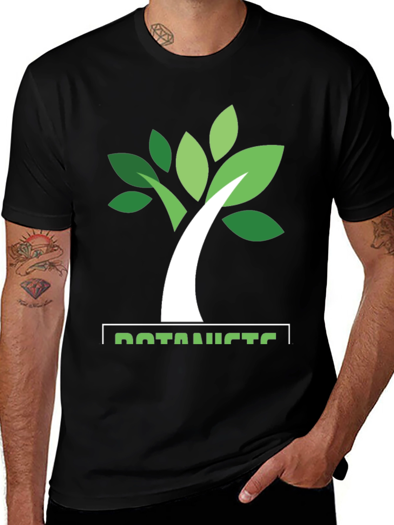 Botanist Tree Graphic T-Shirt - Nature Lover Tee