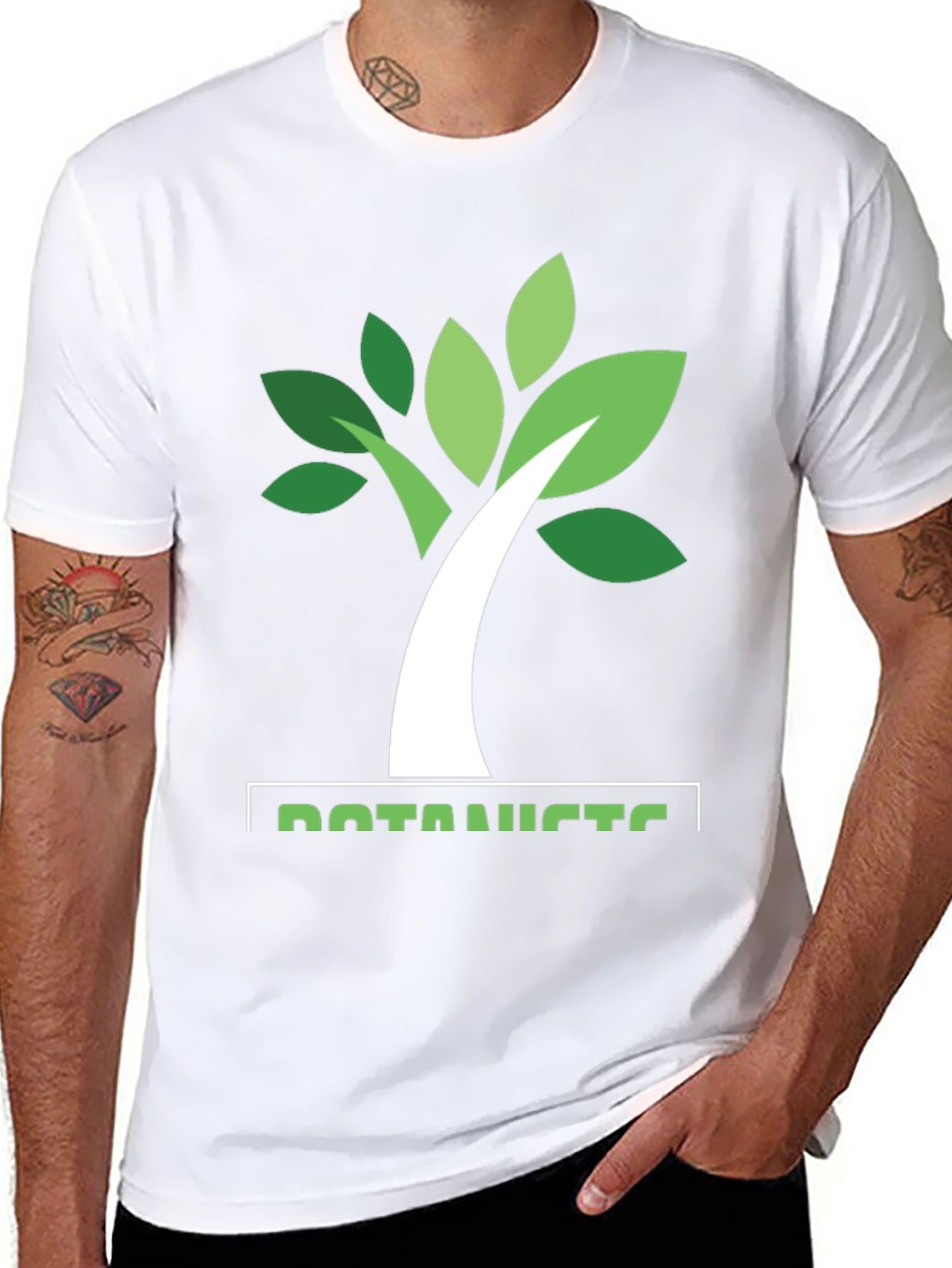 Botanist Tree Graphic T-Shirt - Nature Lover Tee