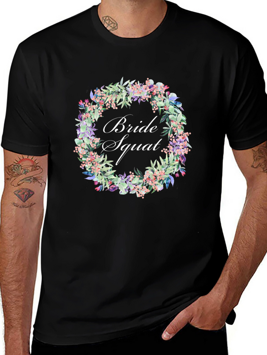 Bride Squad Floral T-Shirt