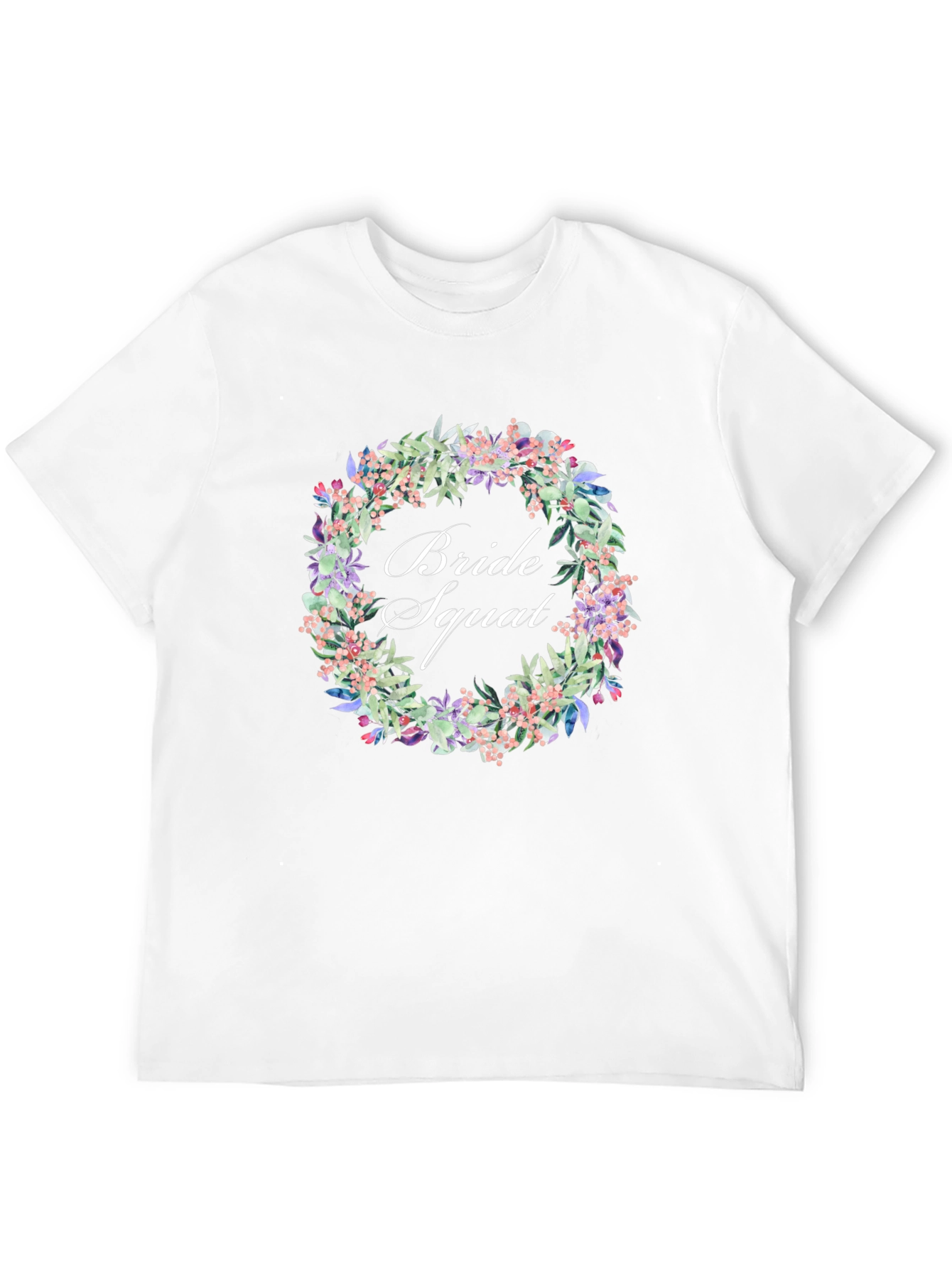 Bride Squad Floral T-Shirt