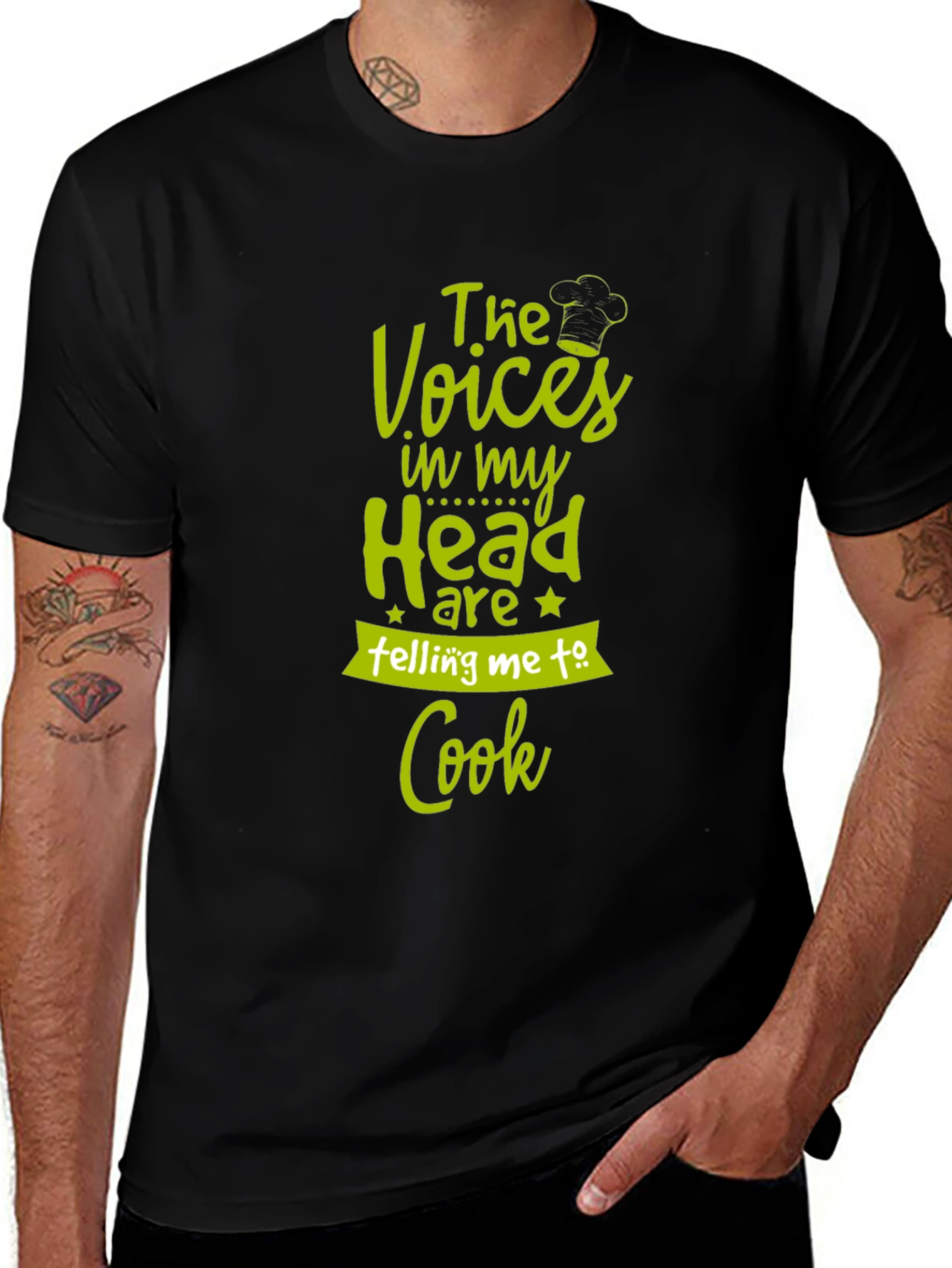 Chef Humor T-Shirt: Voices in my Head Cook