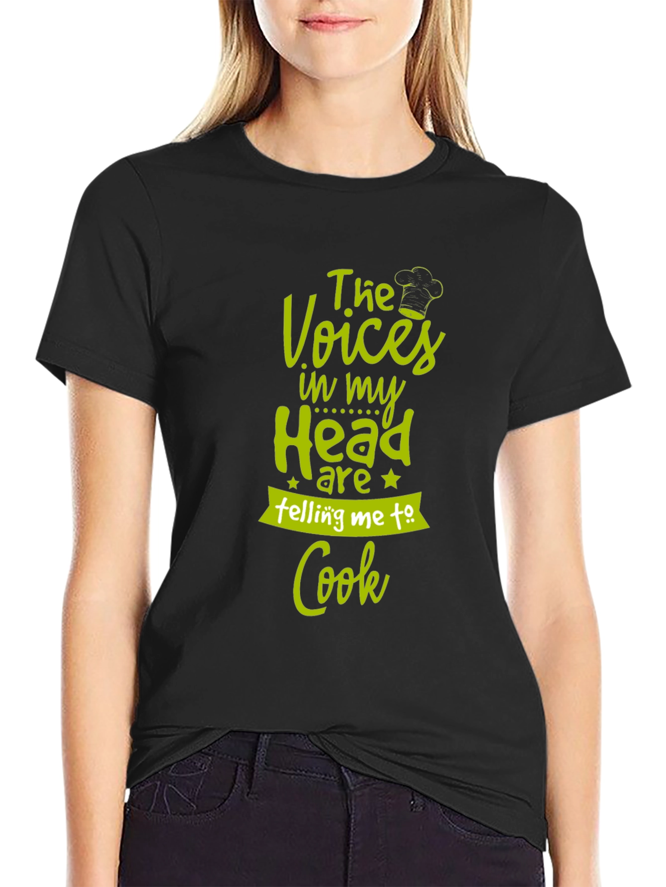 Chef Humor T-Shirt: Voices in my Head Cook