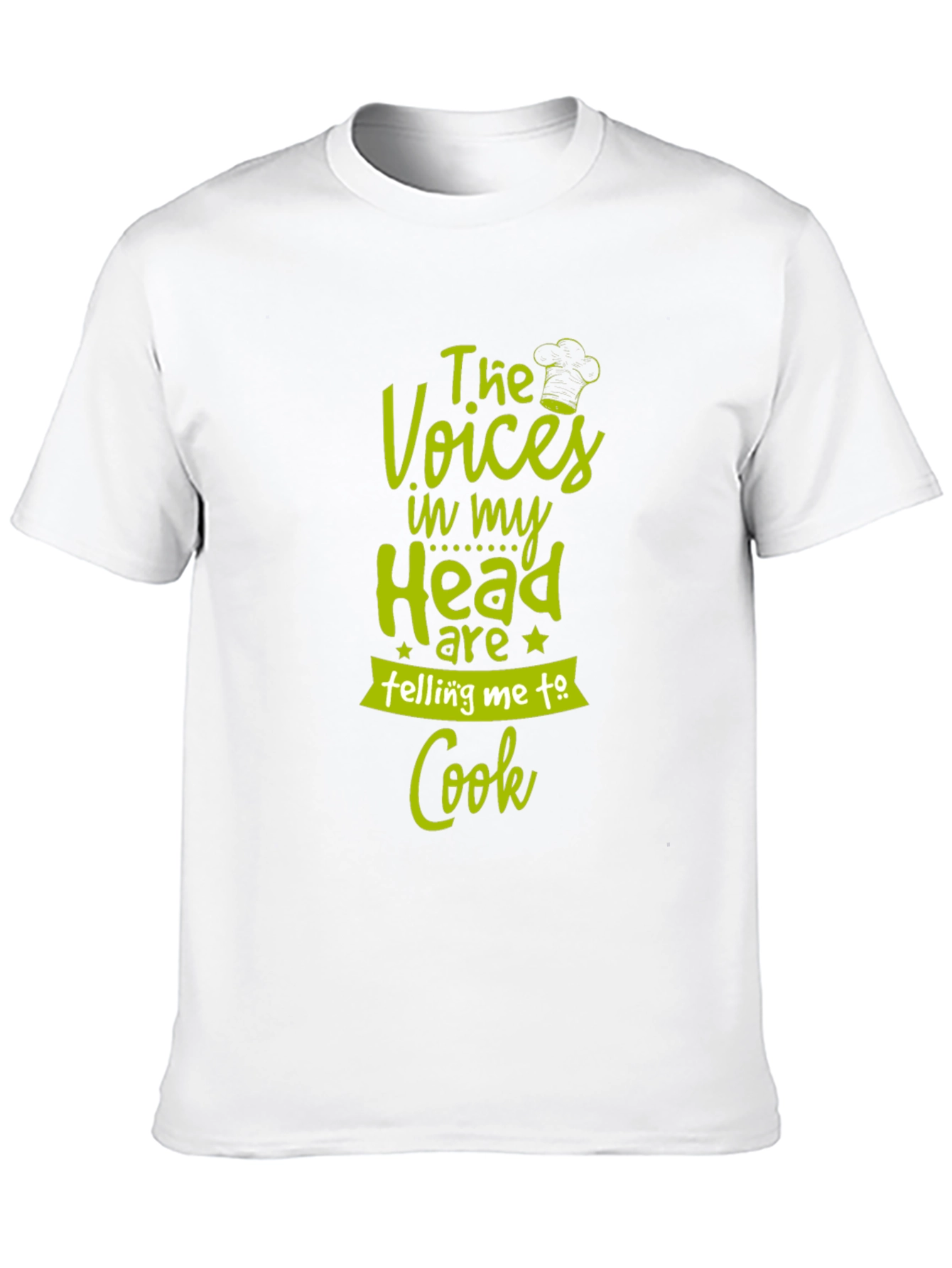 Chef Humor T-Shirt: Voices in my Head Cook