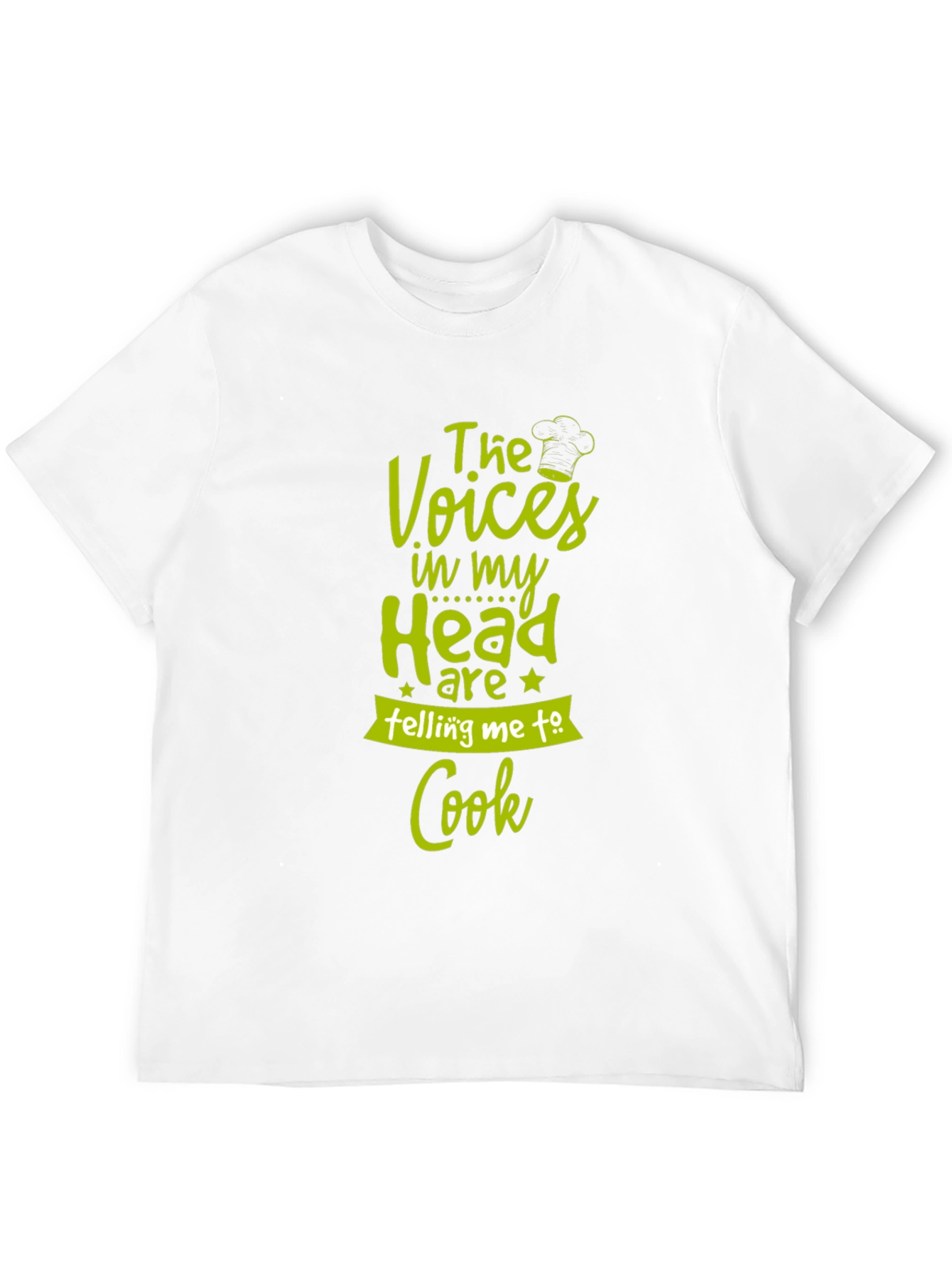 Chef Humor T-Shirt: Voices in my Head Cook