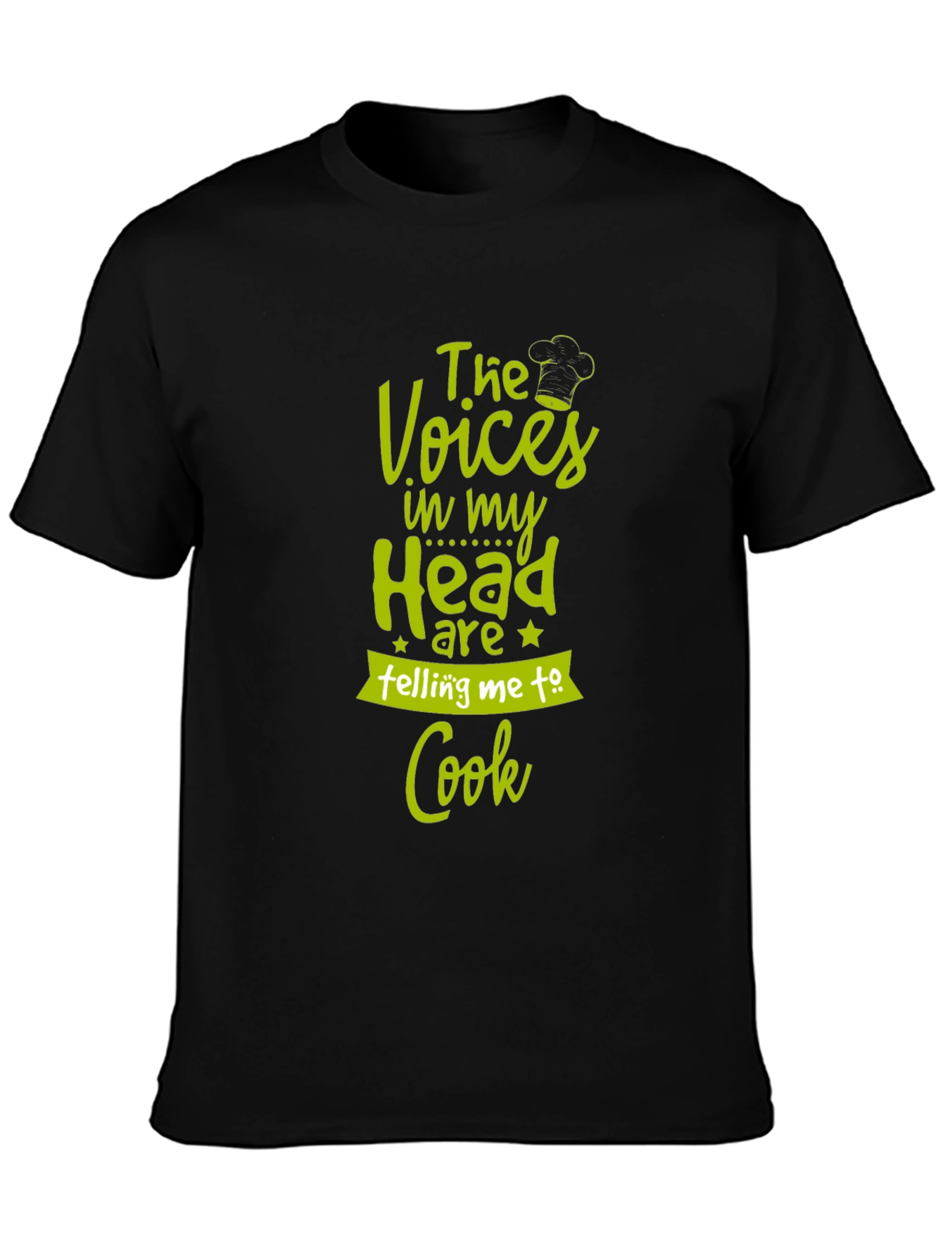 Chef Humor T-Shirt: Voices in my Head Cook