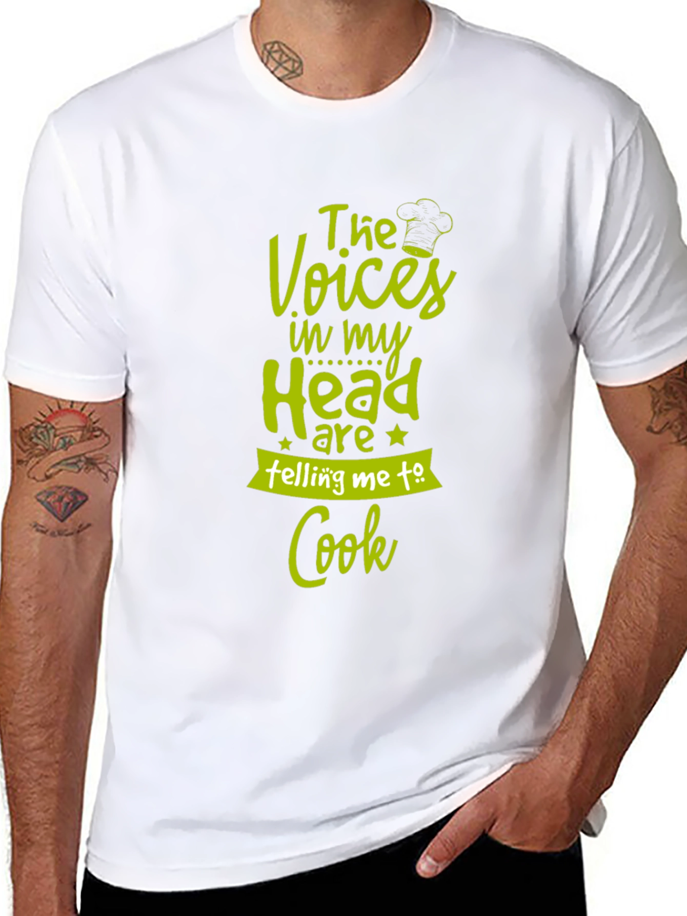 Chef Humor T-Shirt: Voices in my Head Cook