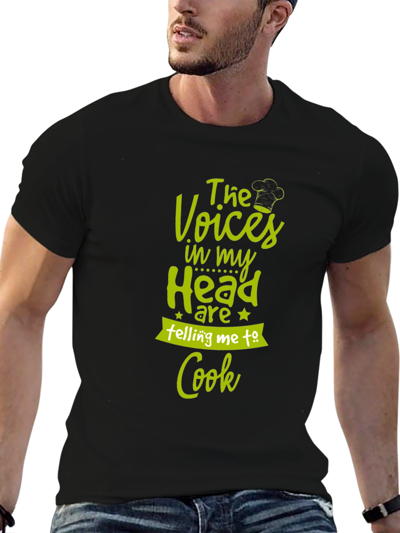 Chef Humor T-Shirt: Voices in my Head Cook