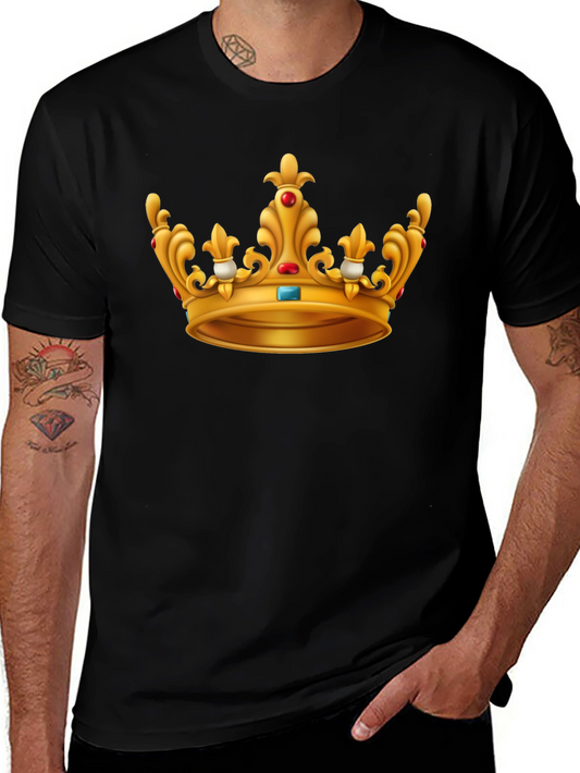 Crown Graphic Tee - Regal Style