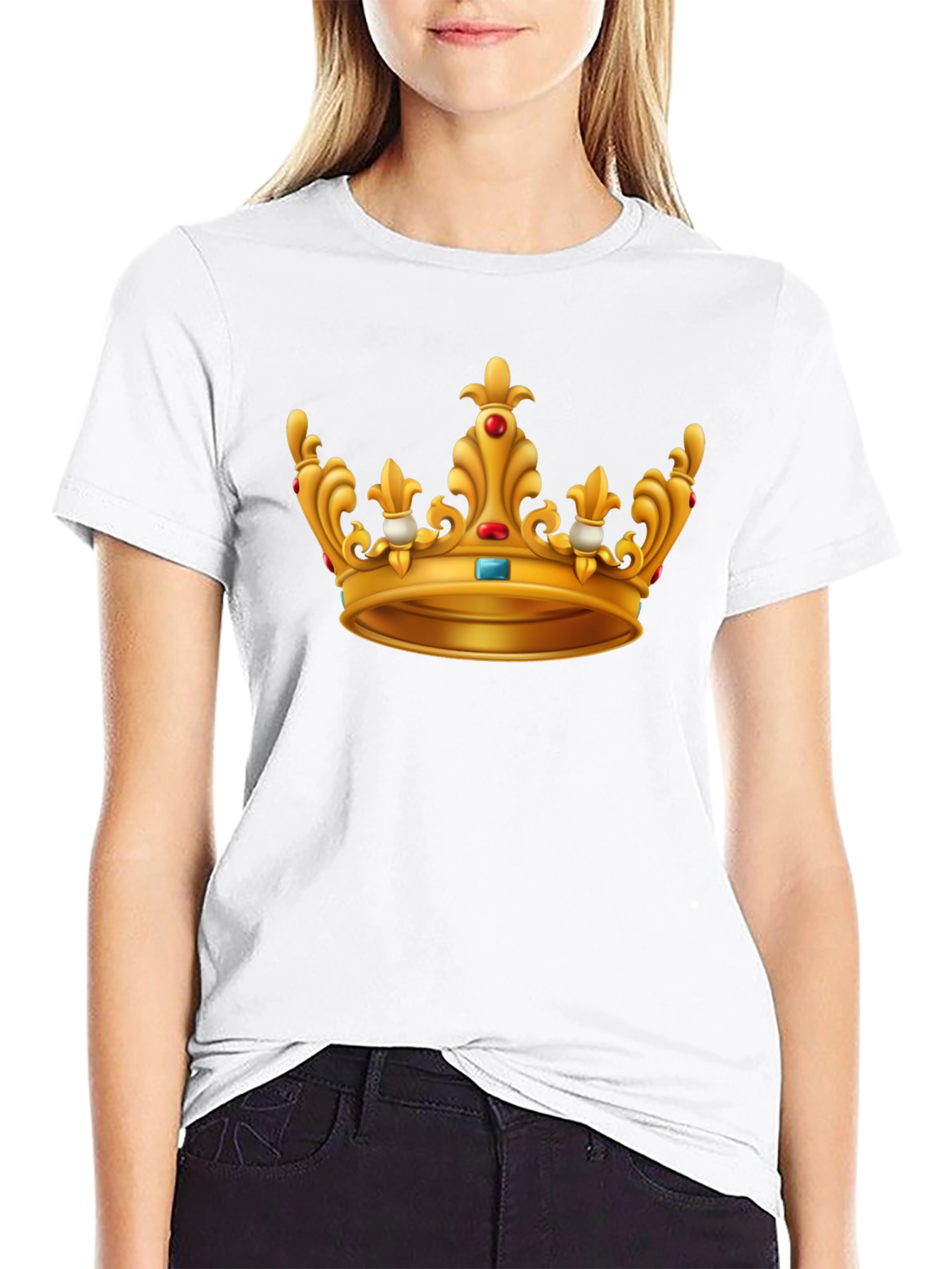Crown Graphic Tee - Regal Style