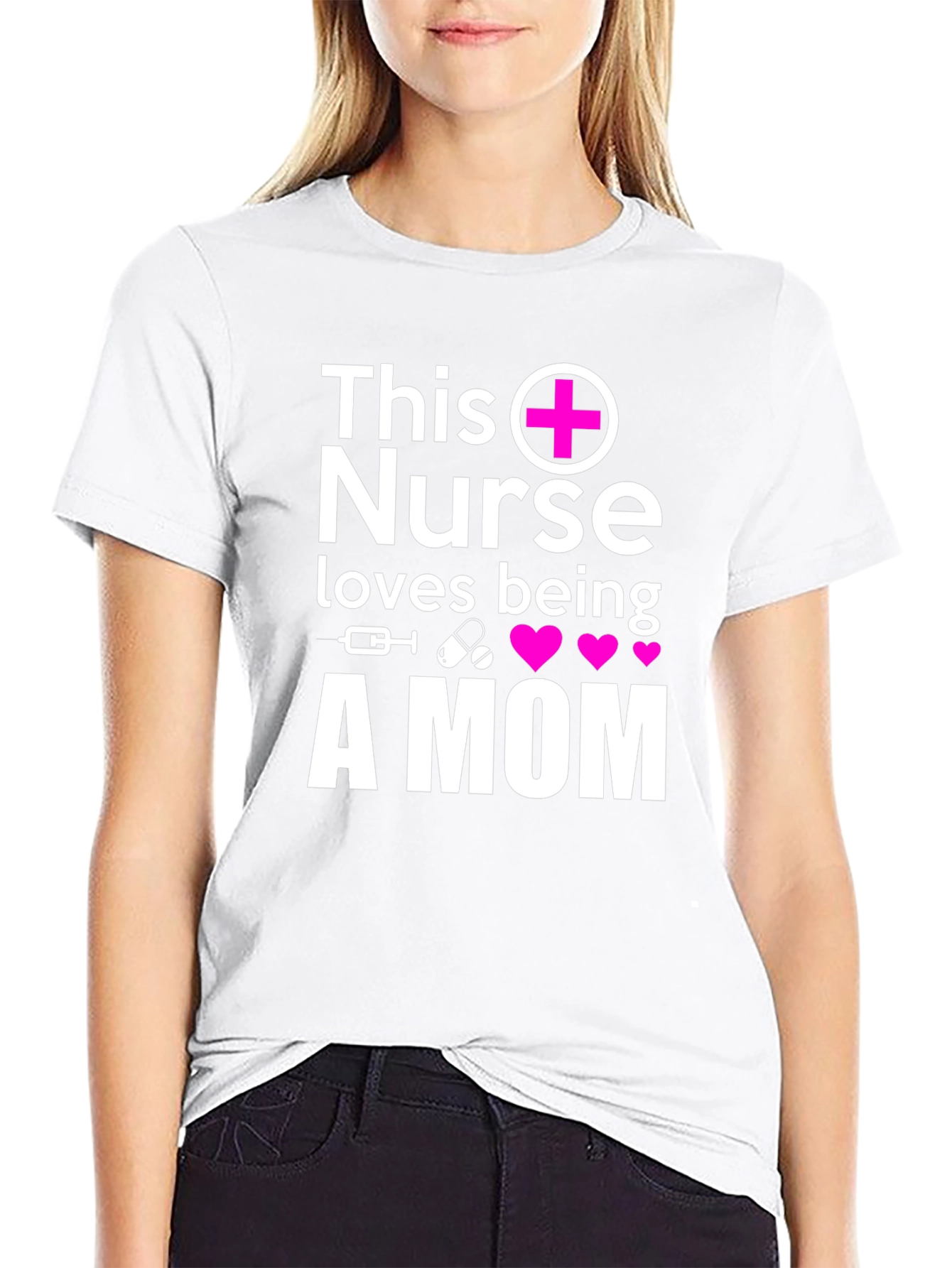 Nurse Mom T-Shirt - Gift for Nurse Moms