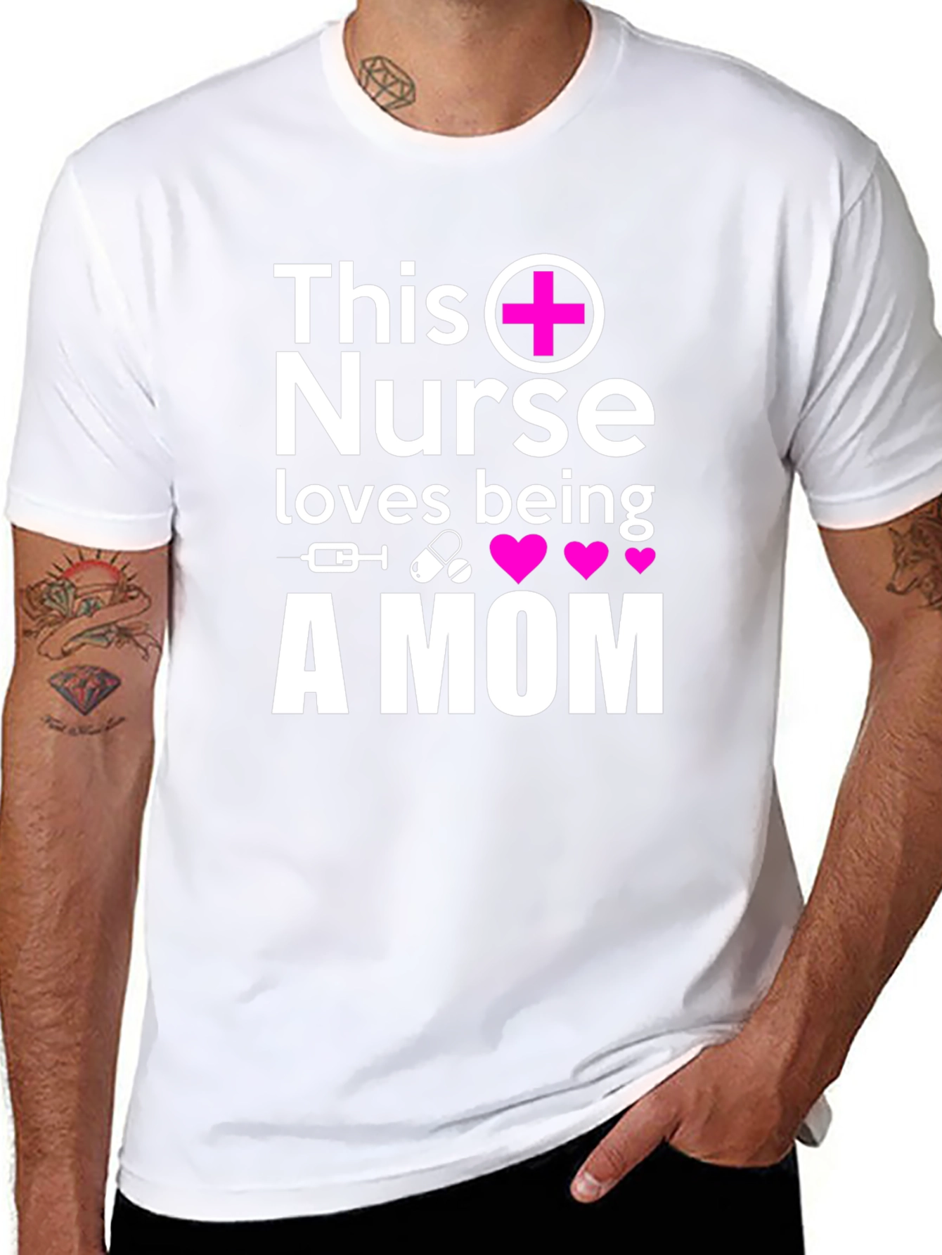 Nurse Mom T-Shirt - Gift for Nurse Moms