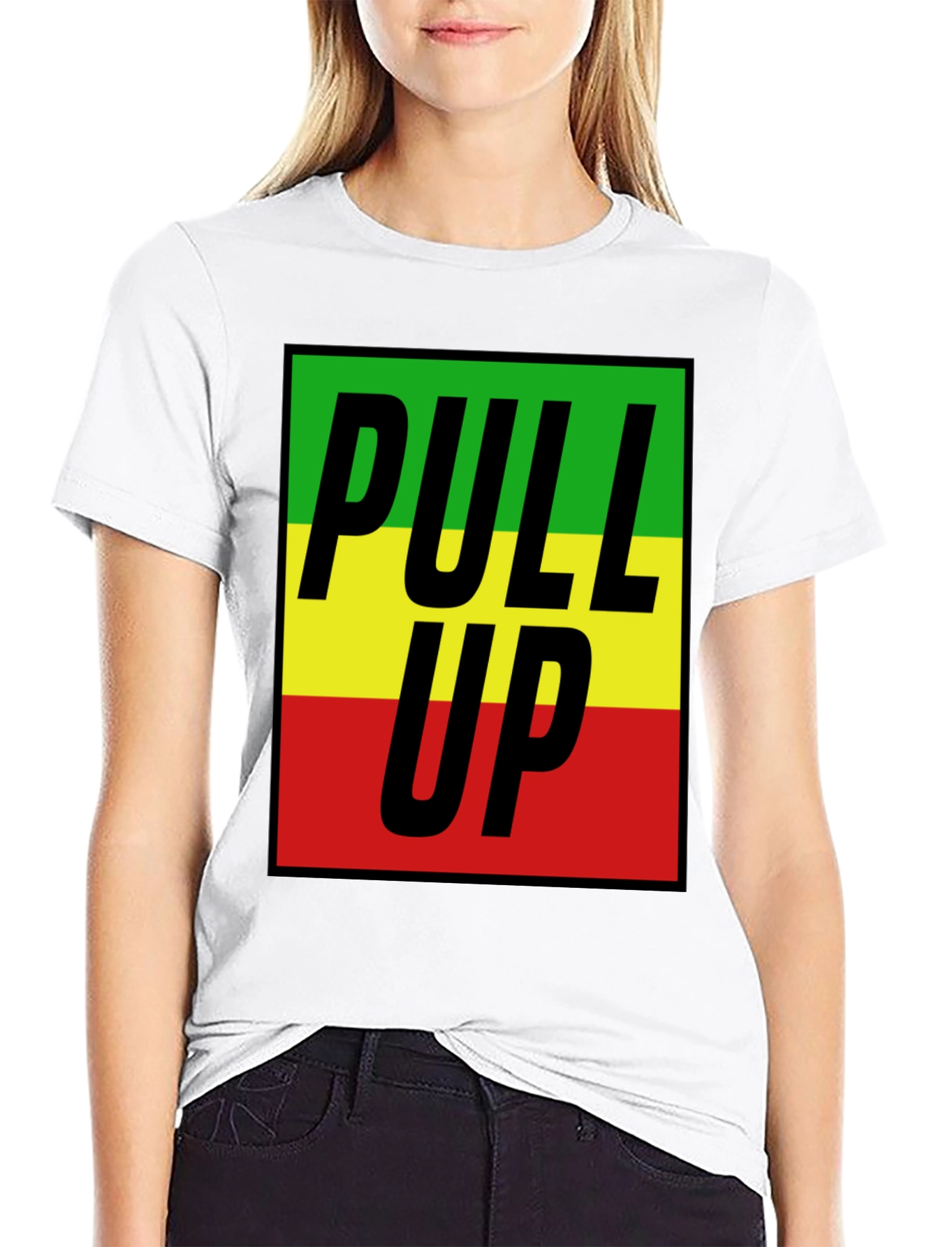 Pull Up Rasta T-Shirt - Bold Graphic Tee