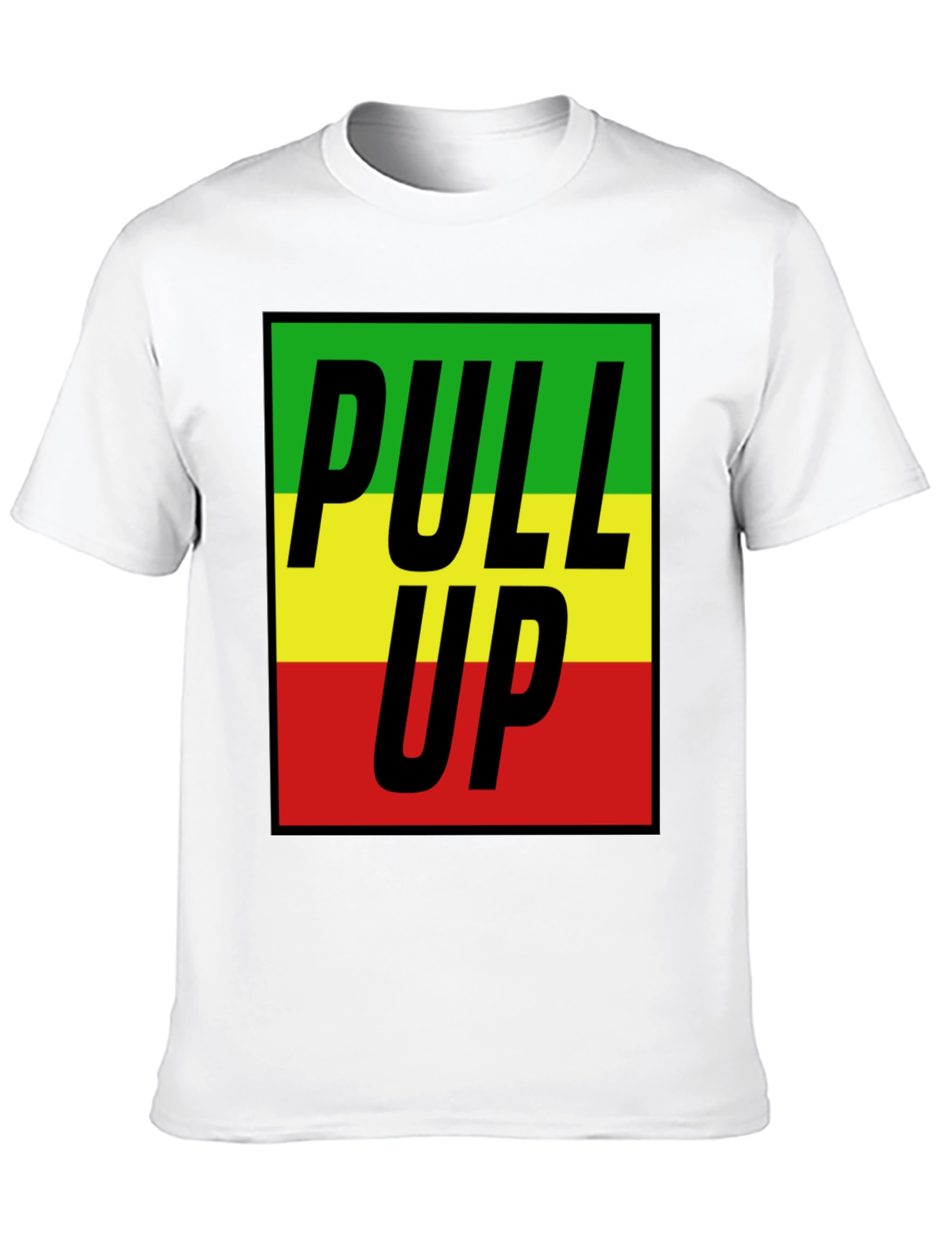 Pull Up Rasta T-Shirt - Bold Graphic Tee