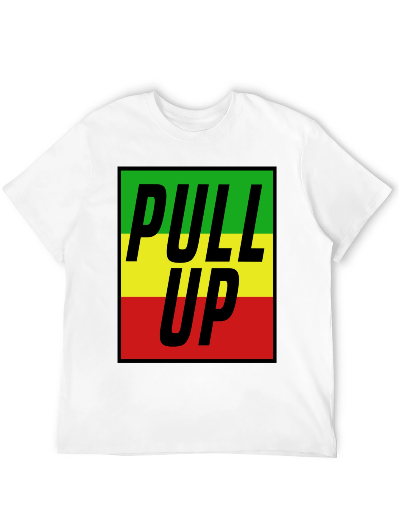 Pull Up Rasta T-Shirt - Bold Graphic Tee