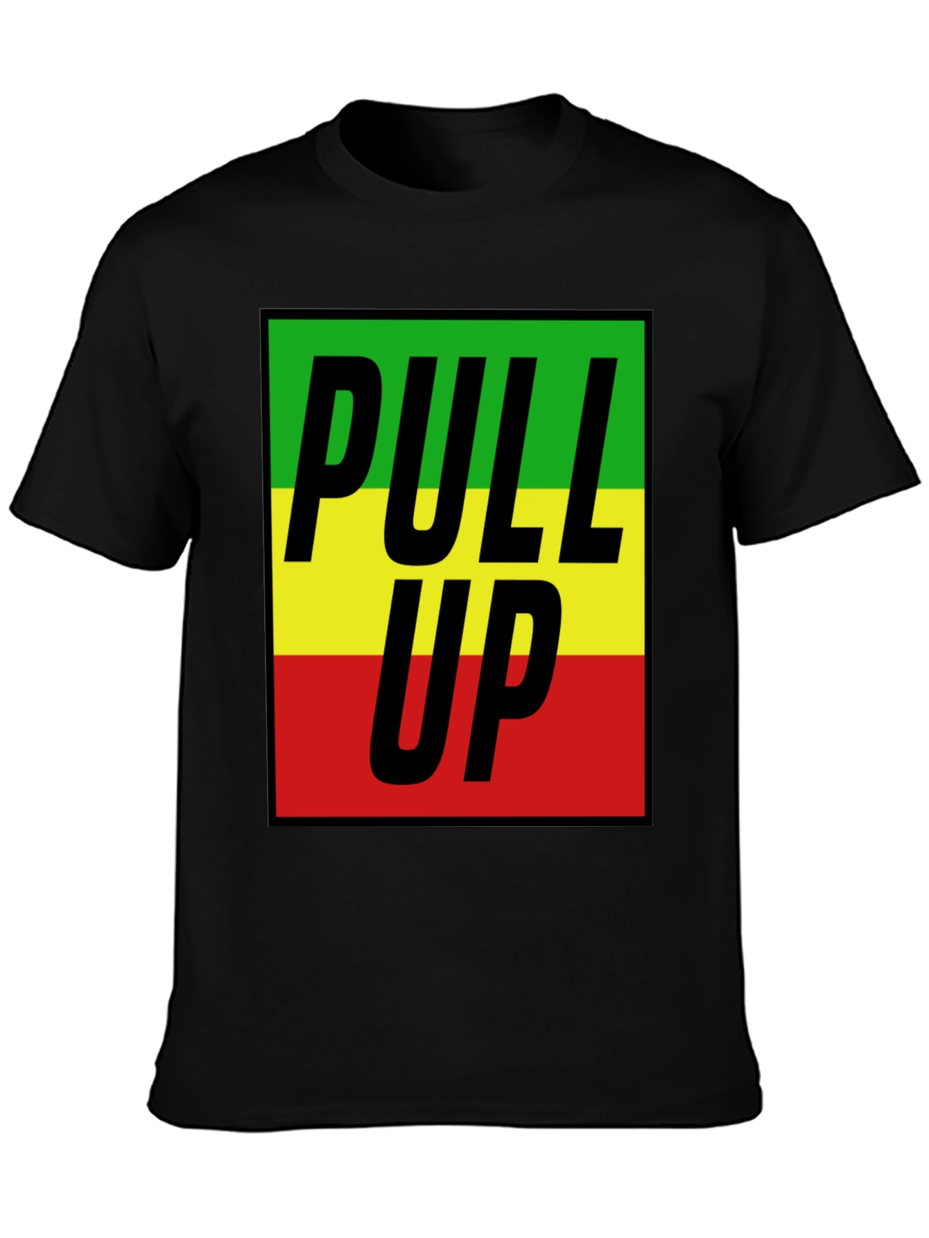 Pull Up Rasta T-Shirt - Bold Graphic Tee