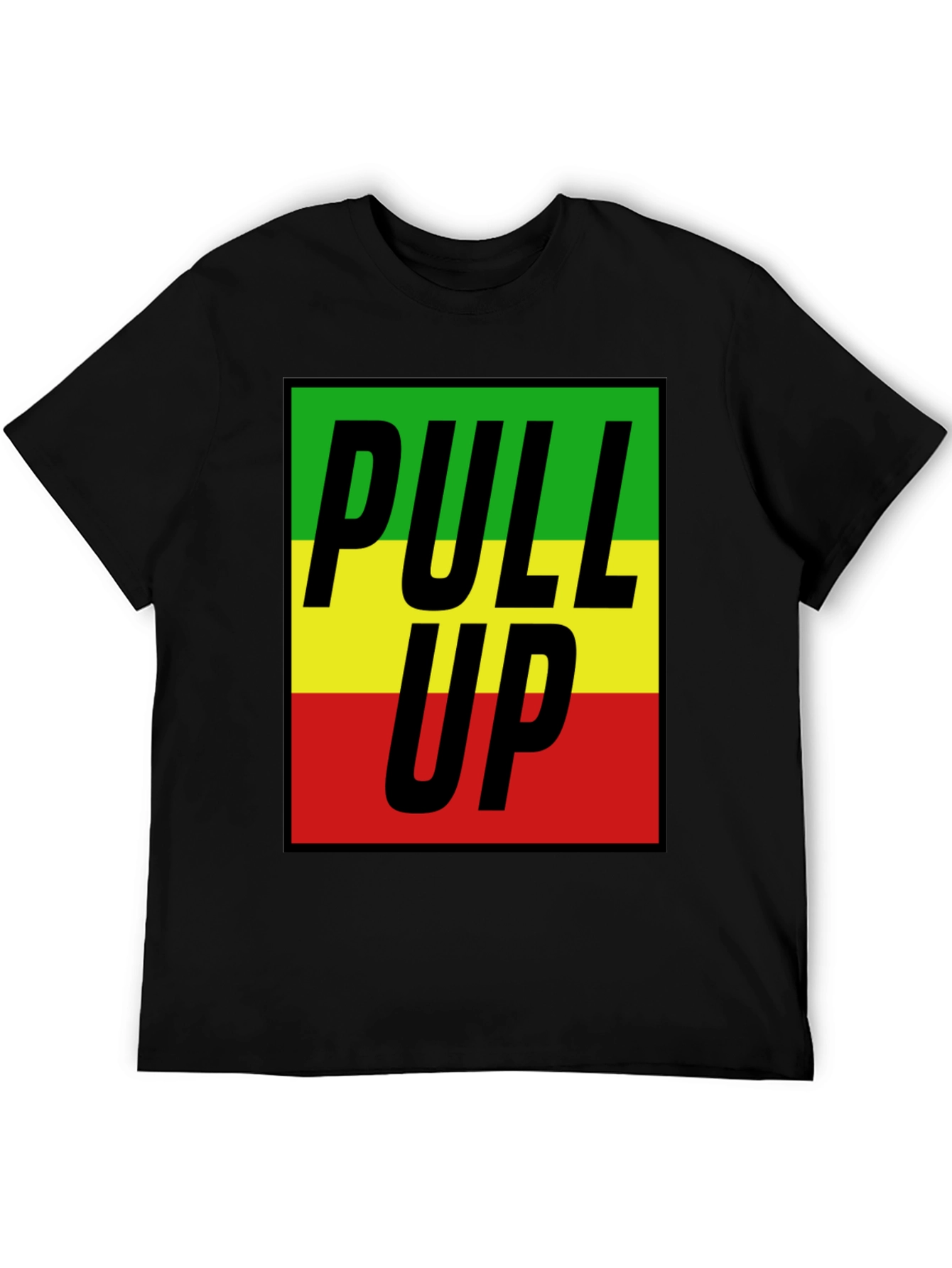 Pull Up Rasta T-Shirt - Bold Graphic Tee