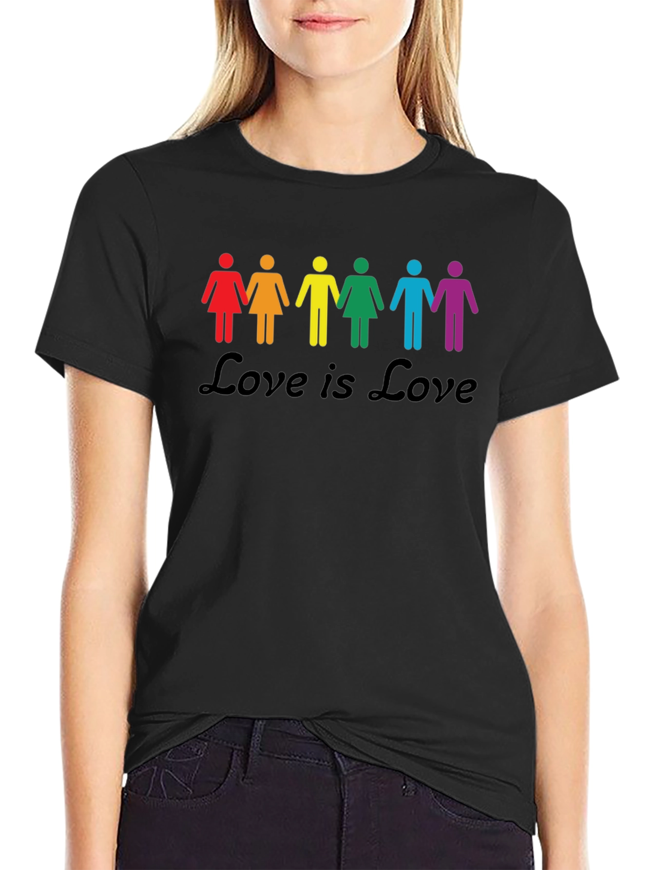 Love is Love LGBT Pride T-Shirt - Black