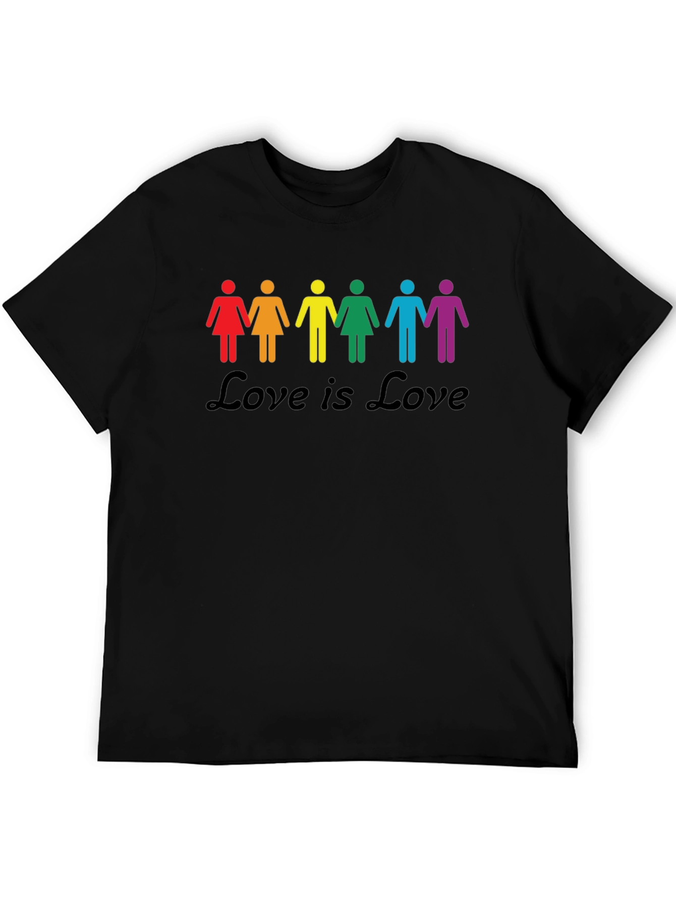 Love is Love LGBT Pride T-Shirt - Black