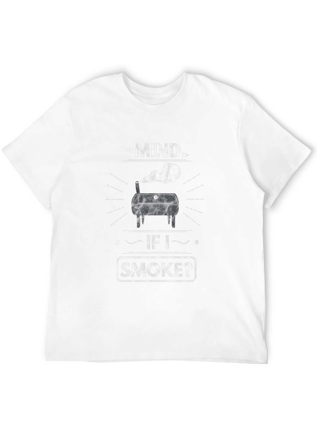 Mind If I Smoke? BBQ Grill Graphic Tee