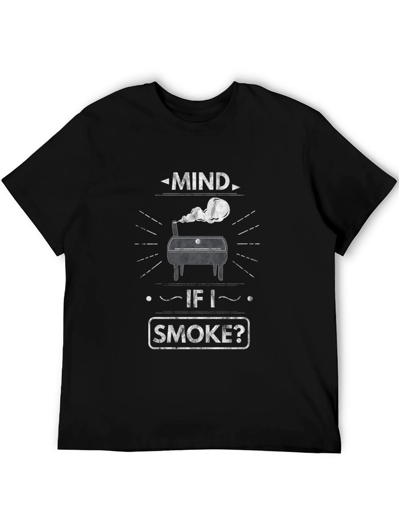 Mind If I Smoke? BBQ Grill Graphic Tee