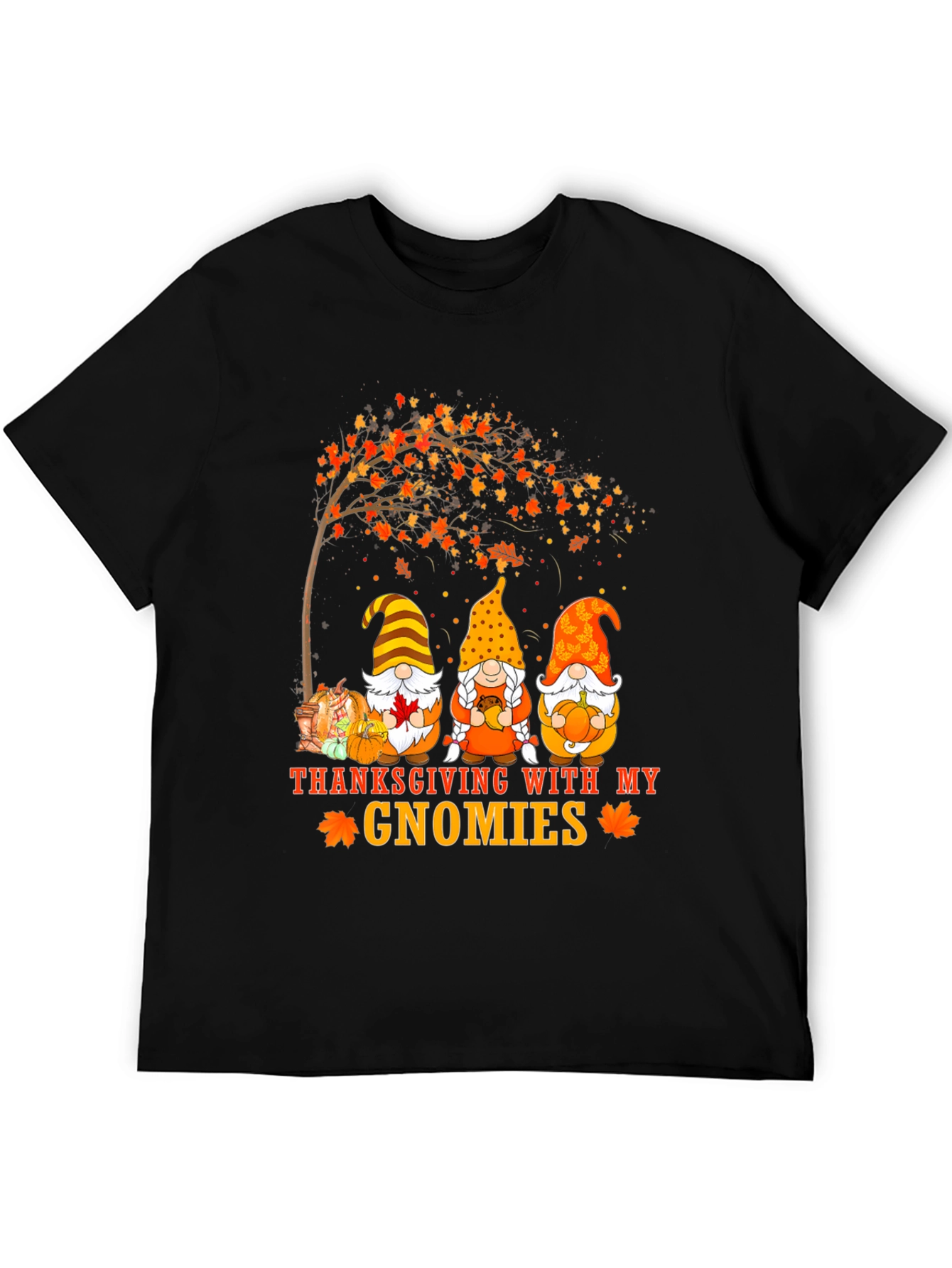 Thanksgiving Gnomies Graphic Tee