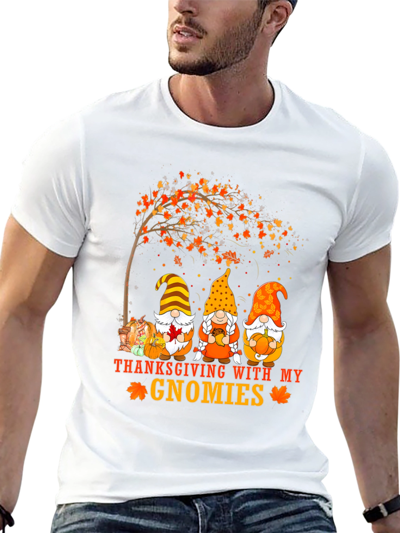 Thanksgiving Gnomies Graphic Tee