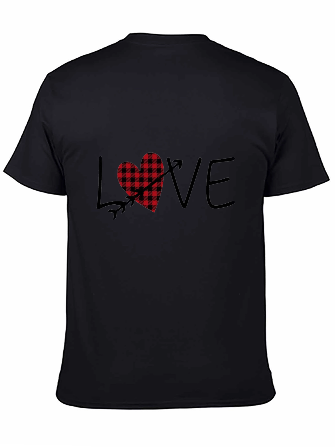 Love Heart Graphic Tee - Valentines Day Apparel