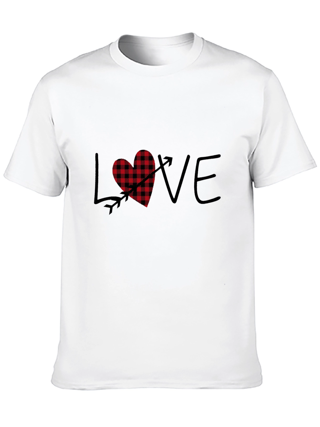 Love Heart Graphic Tee - Valentines Day Apparel
