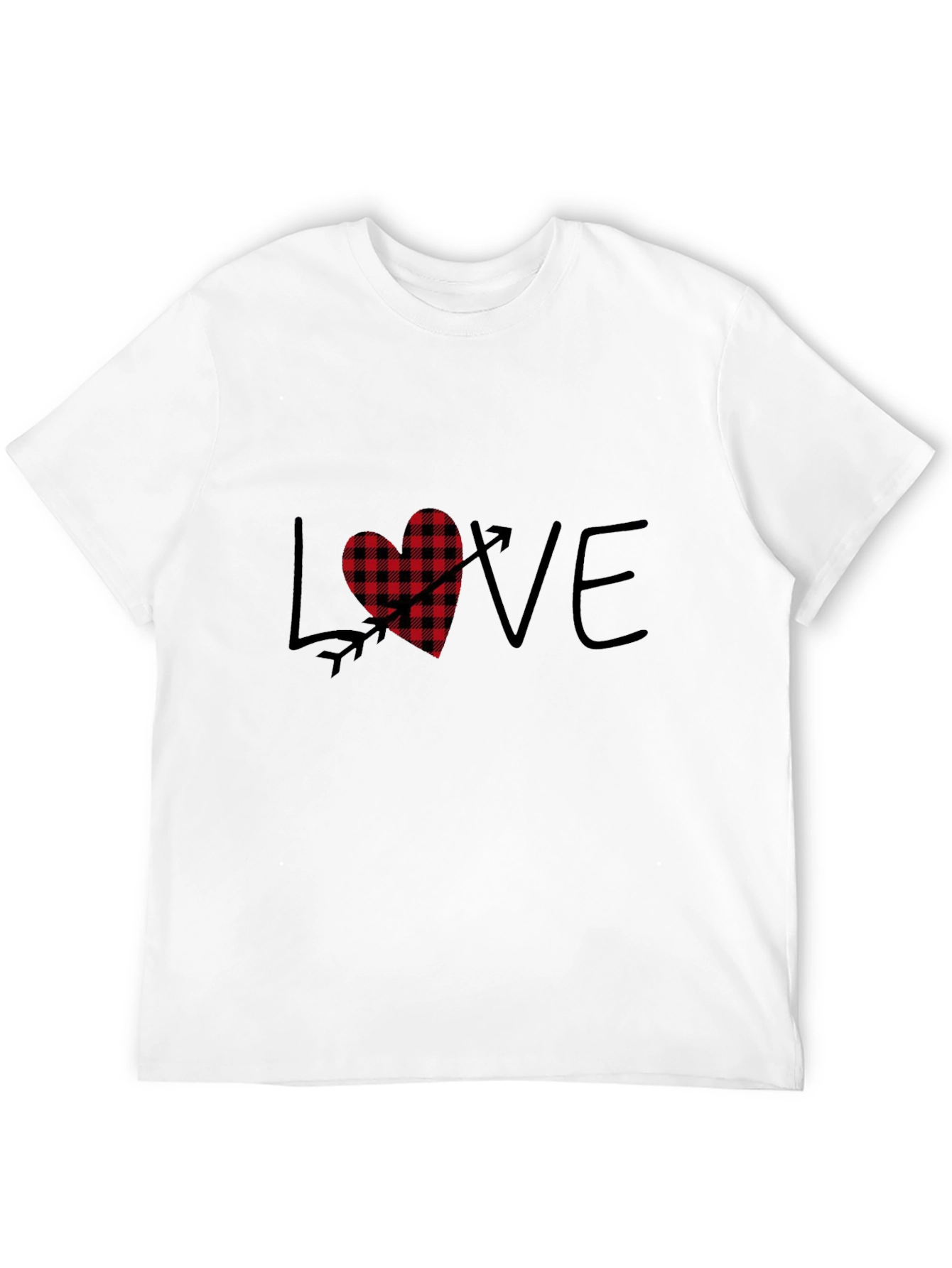 Love Heart Graphic Tee - Valentines Day Apparel