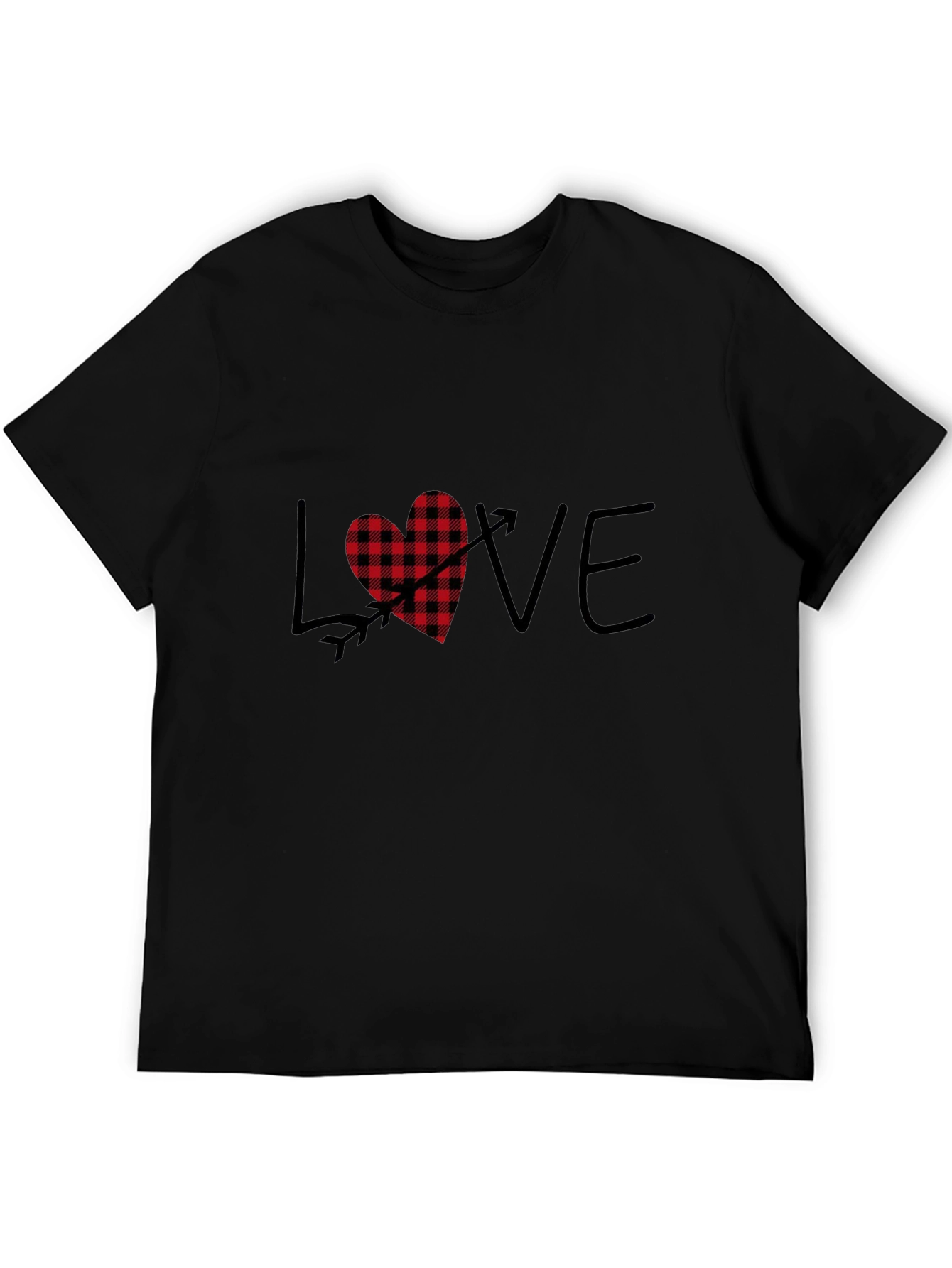 Love Heart Graphic Tee - Valentines Day Apparel