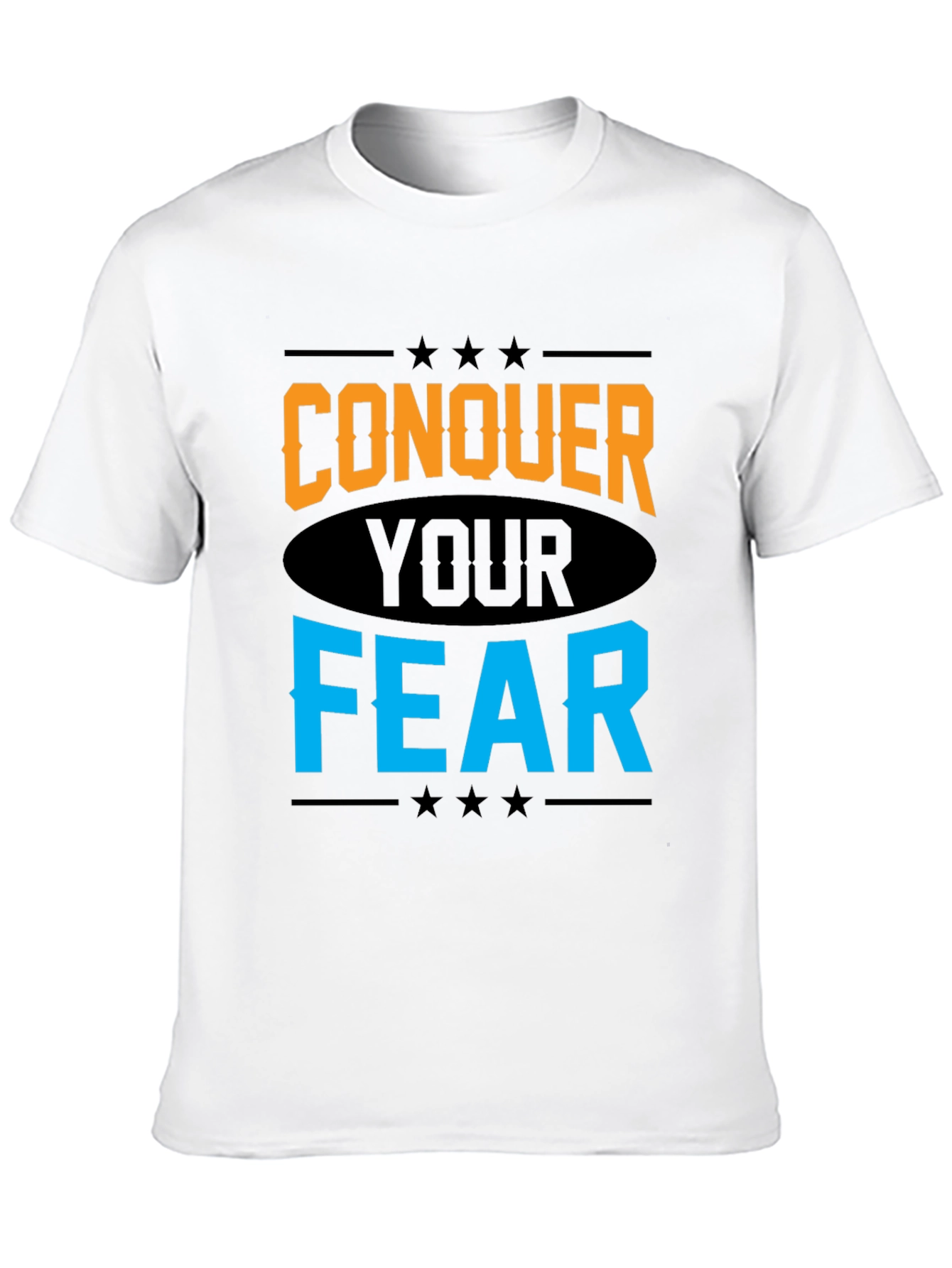 Conquer Your Fear Graphic Tee - Motivational T-Shirt