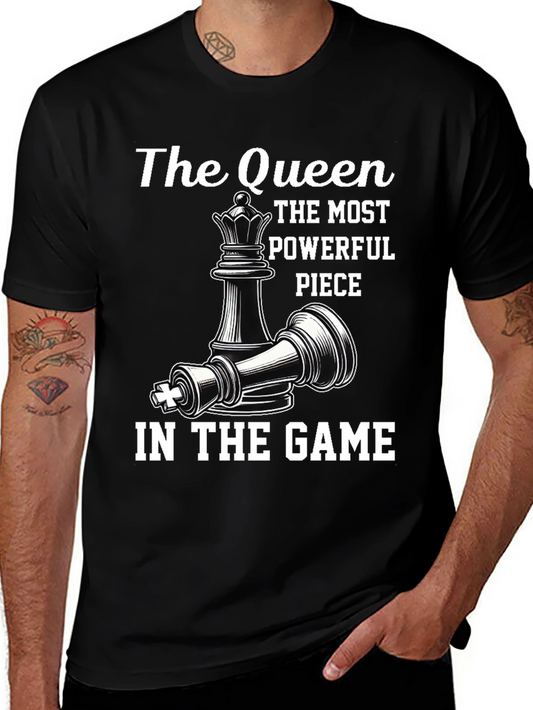 Chess Queen Powerful Piece Graphic Tee