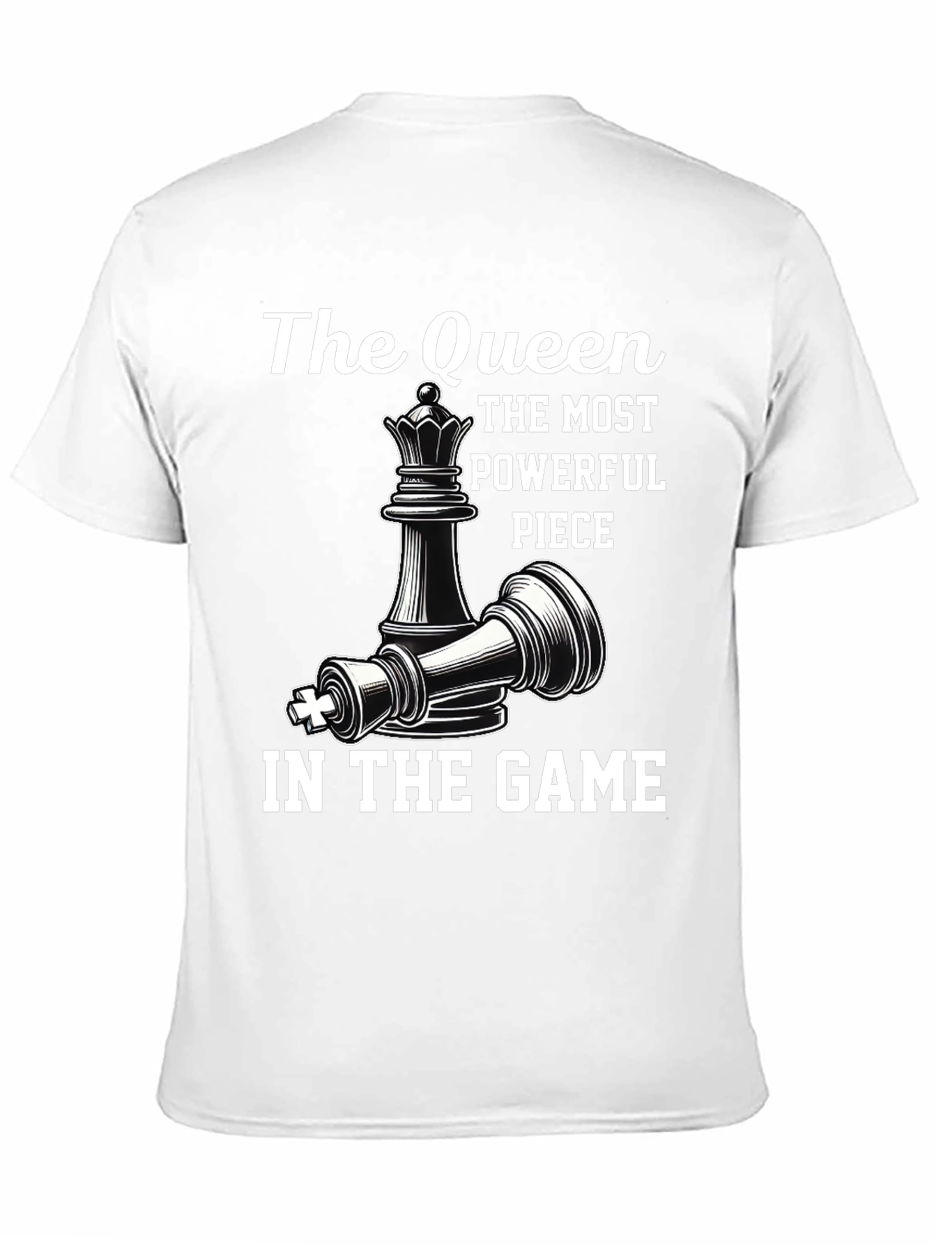 Chess Queen Powerful Piece Graphic Tee