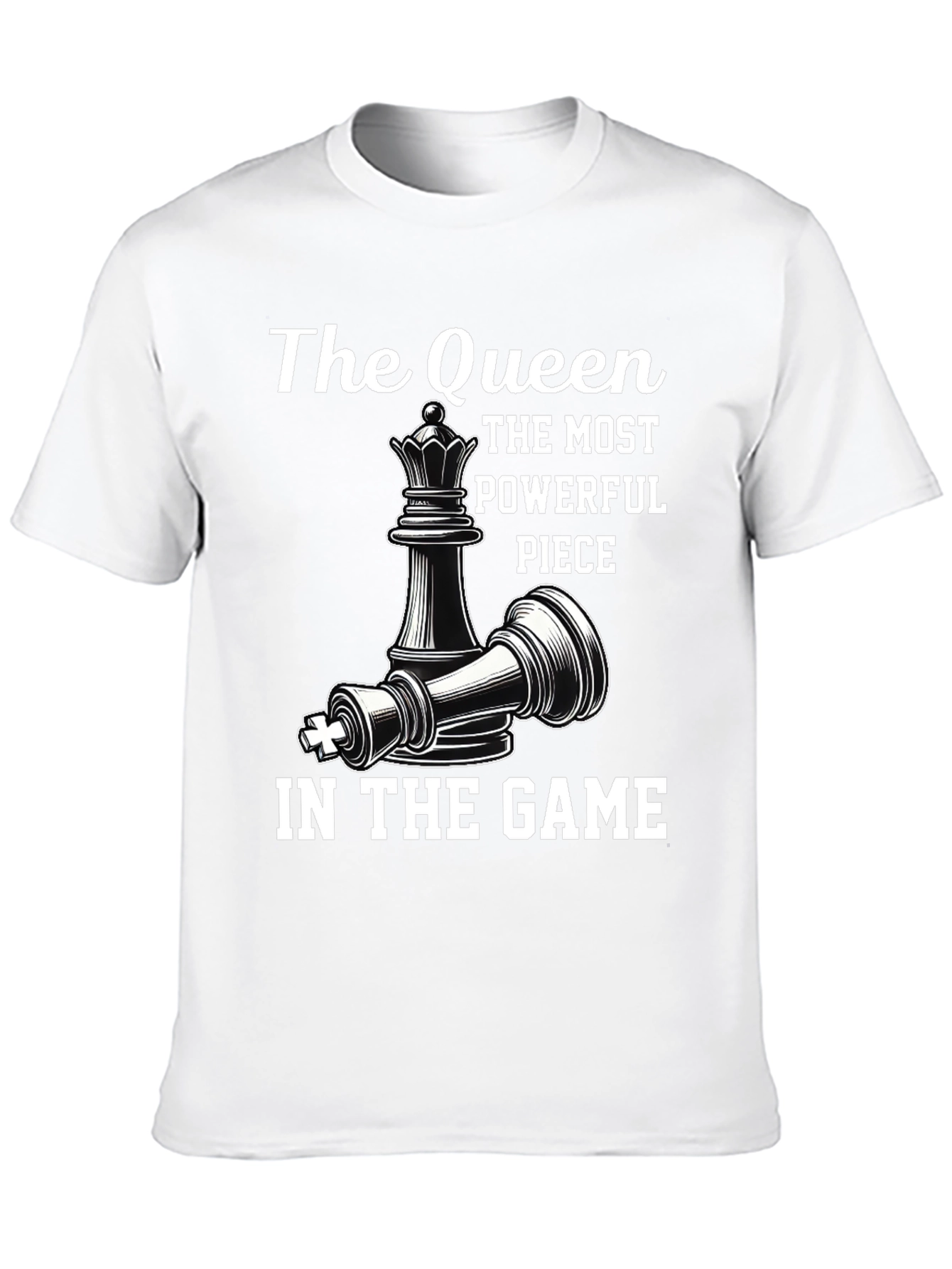 Chess Queen Powerful Piece Graphic Tee