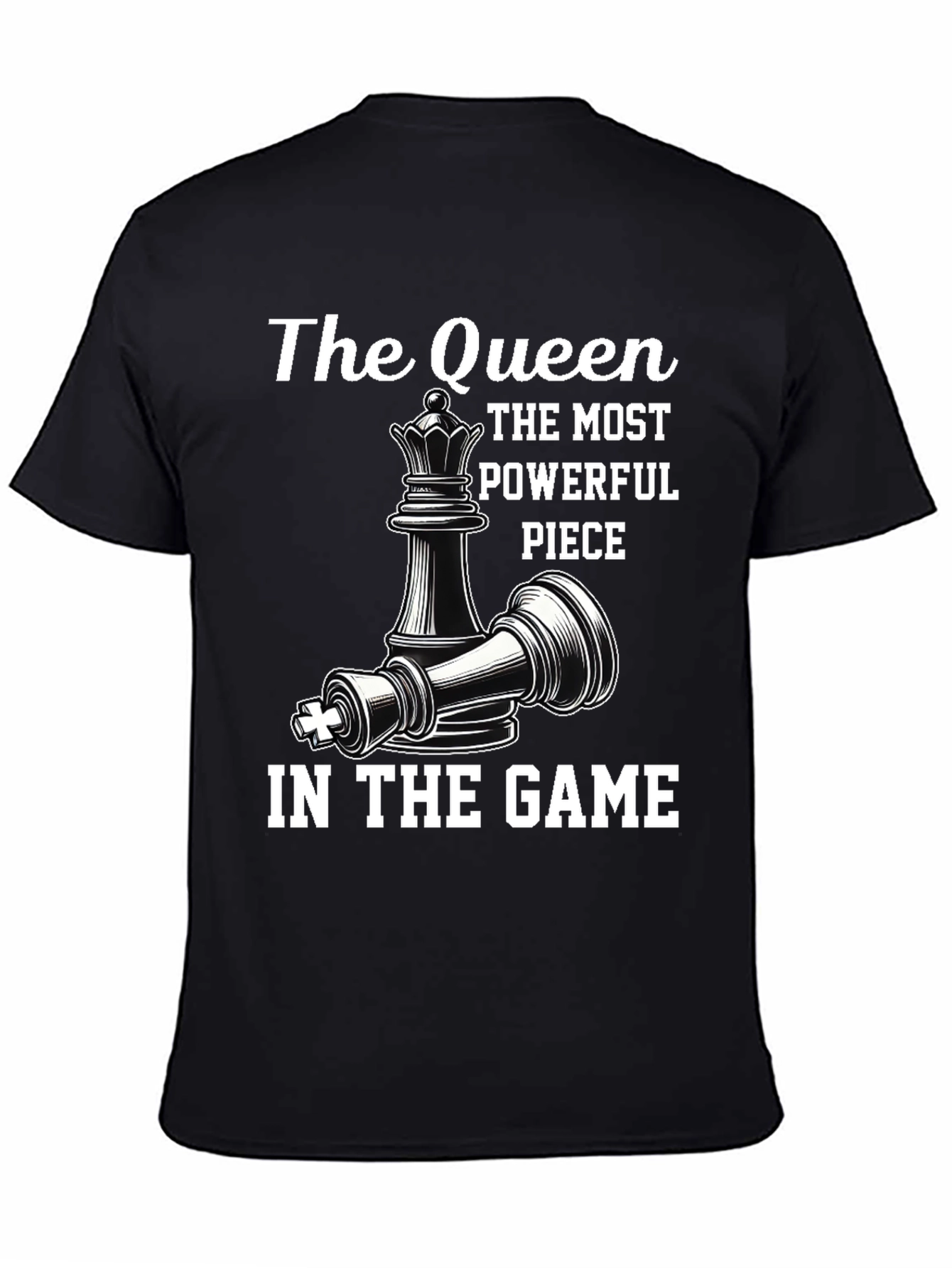 Chess Queen Powerful Piece Graphic Tee