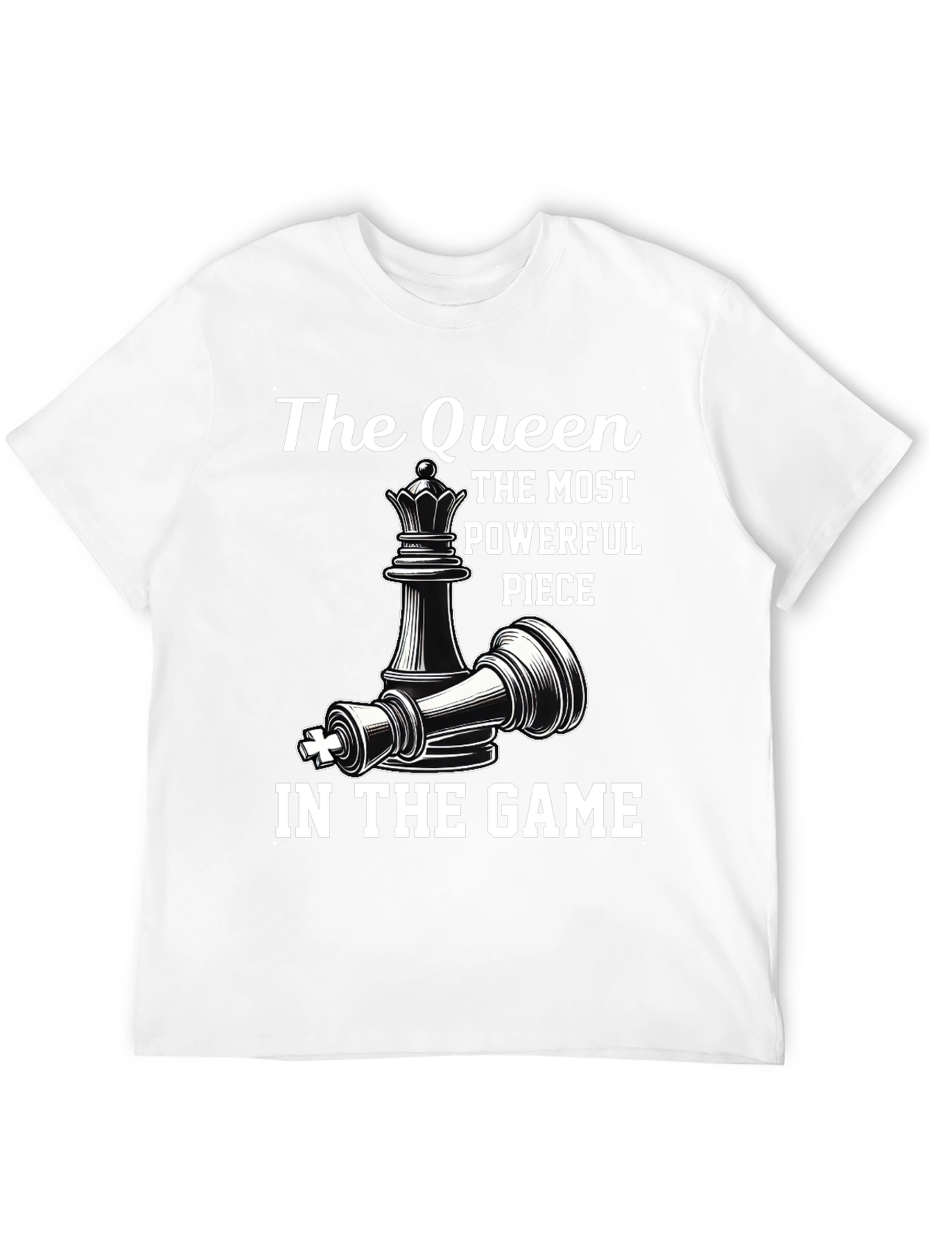 Chess Queen Powerful Piece Graphic Tee