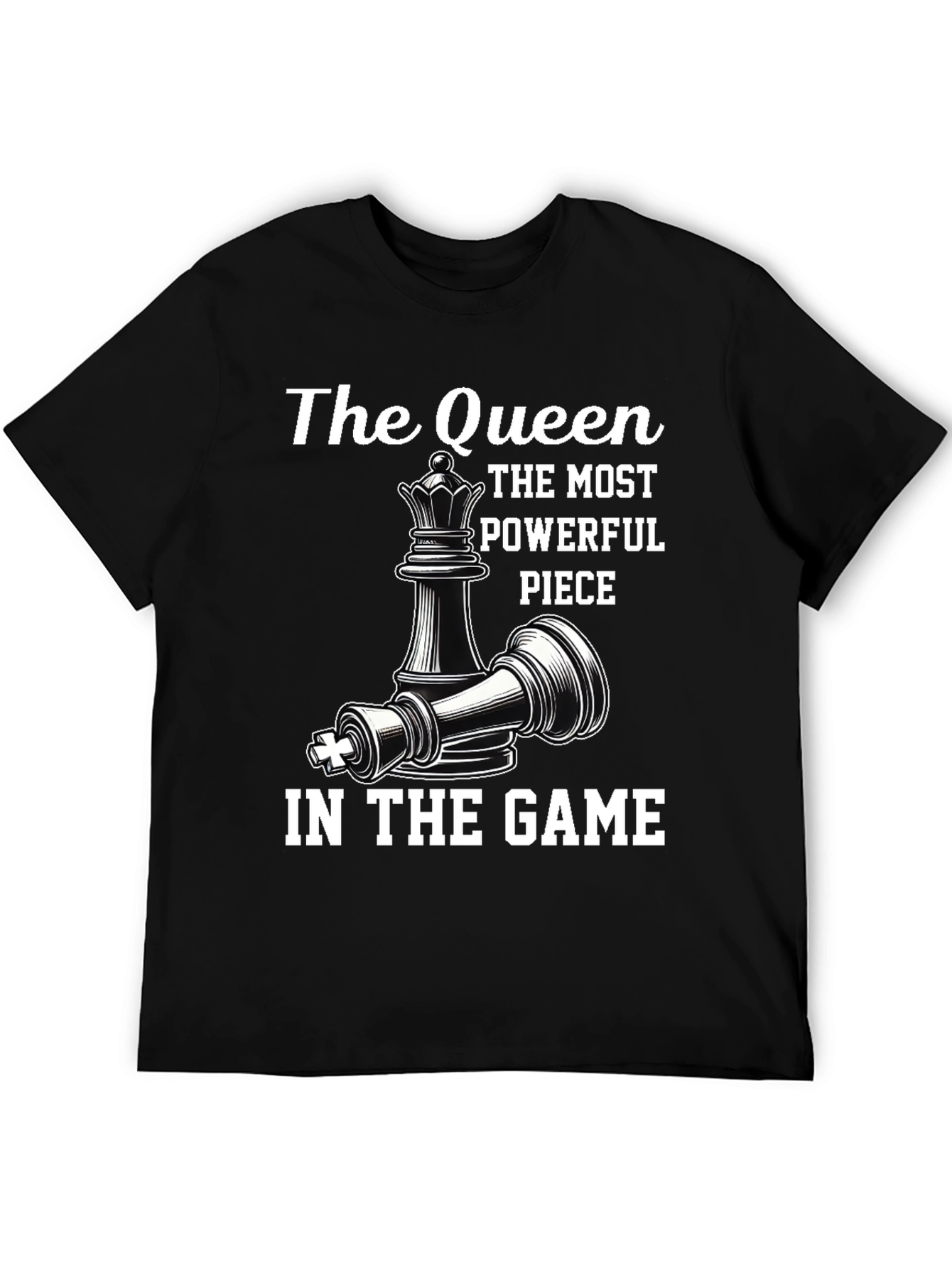 Chess Queen Powerful Piece Graphic Tee