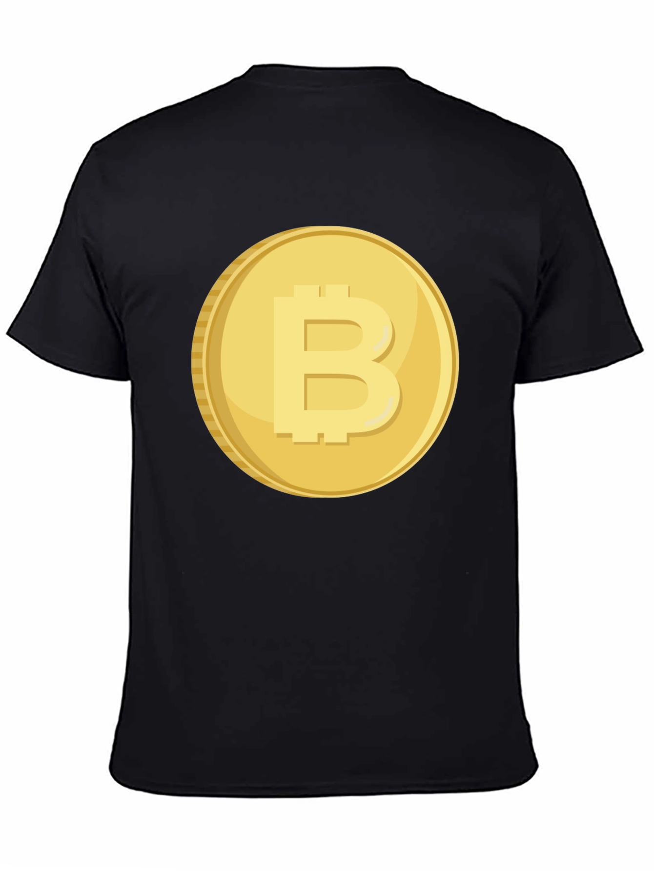 Bitcoin Cryptocurrency Black T-Shirt