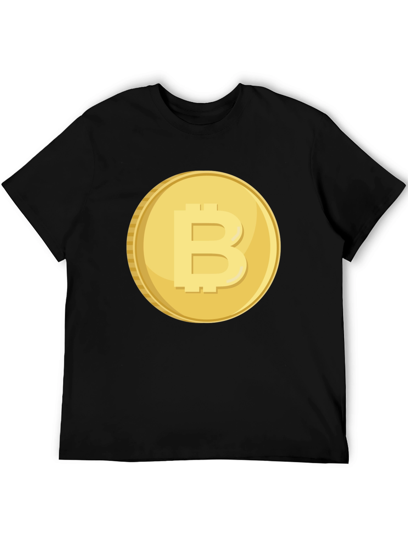 Bitcoin Cryptocurrency Black T-Shirt