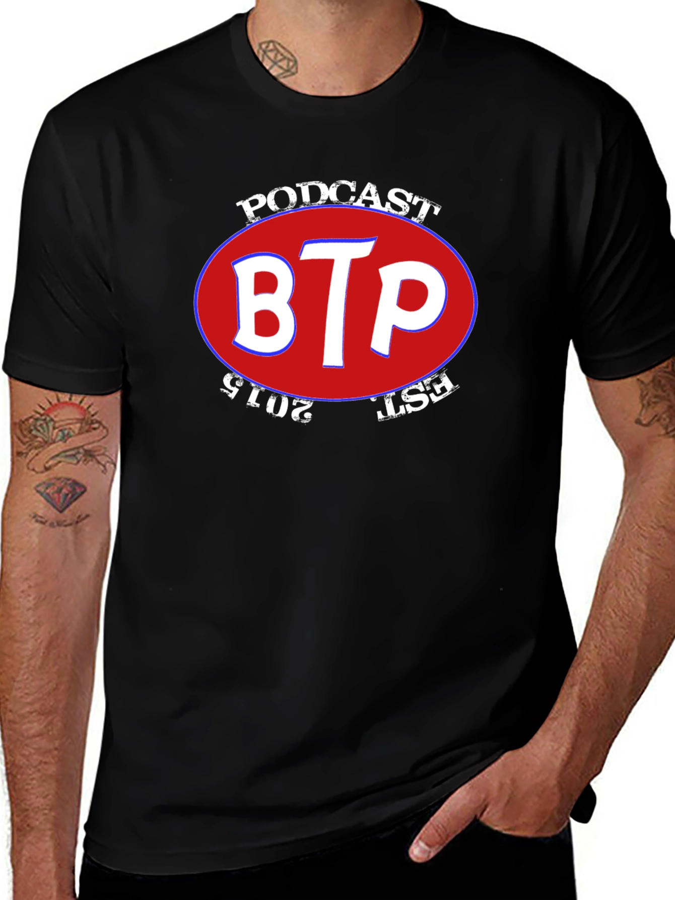 BTP Podcast Est. 2015 Black T-Shirt