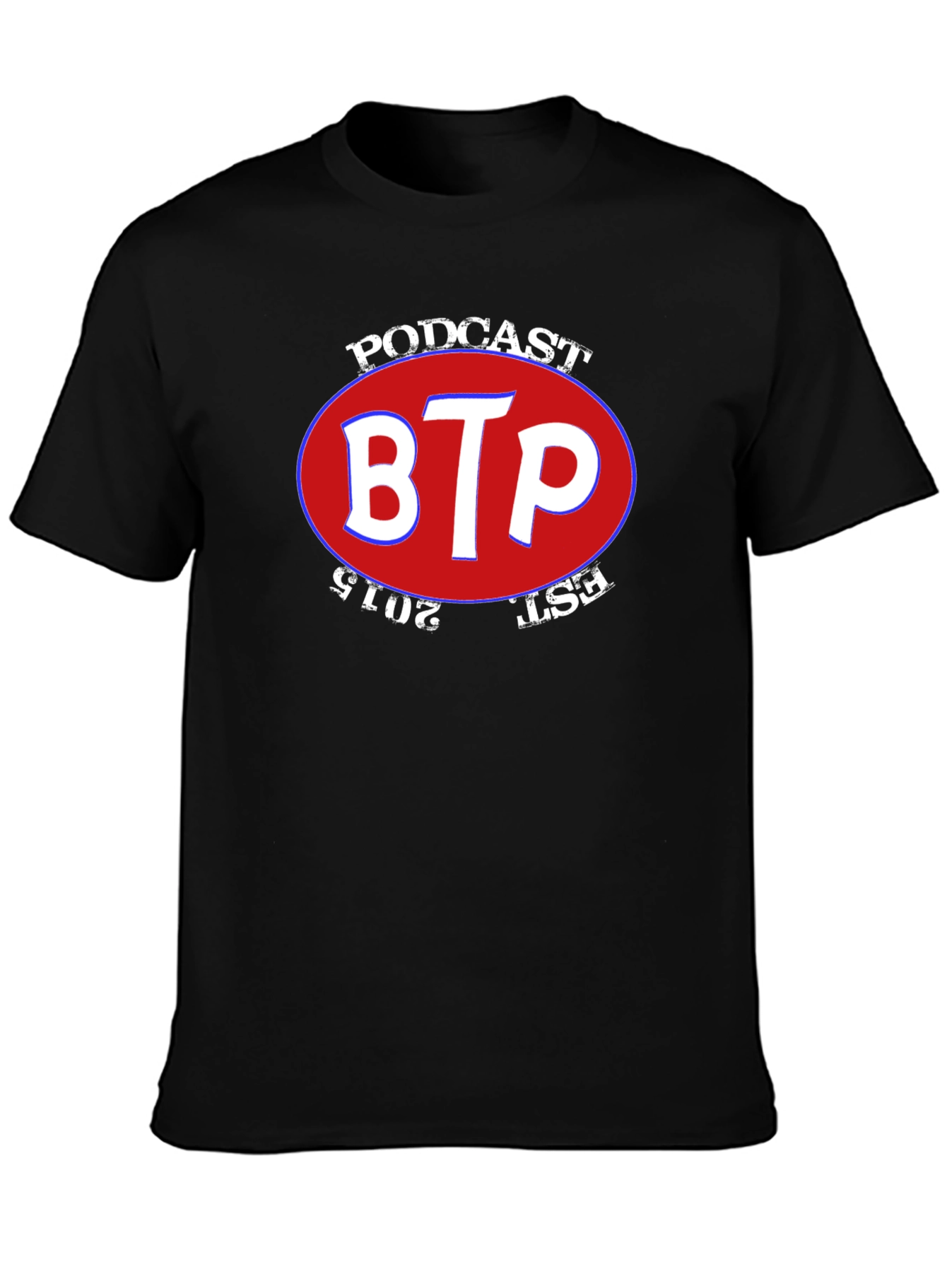 BTP Podcast Est. 2015 Black T-Shirt