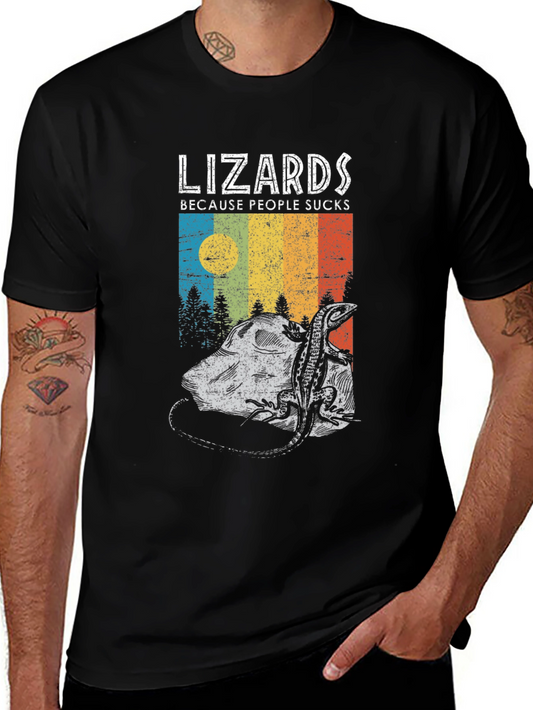 Lizards Because People Suck T-Shirt